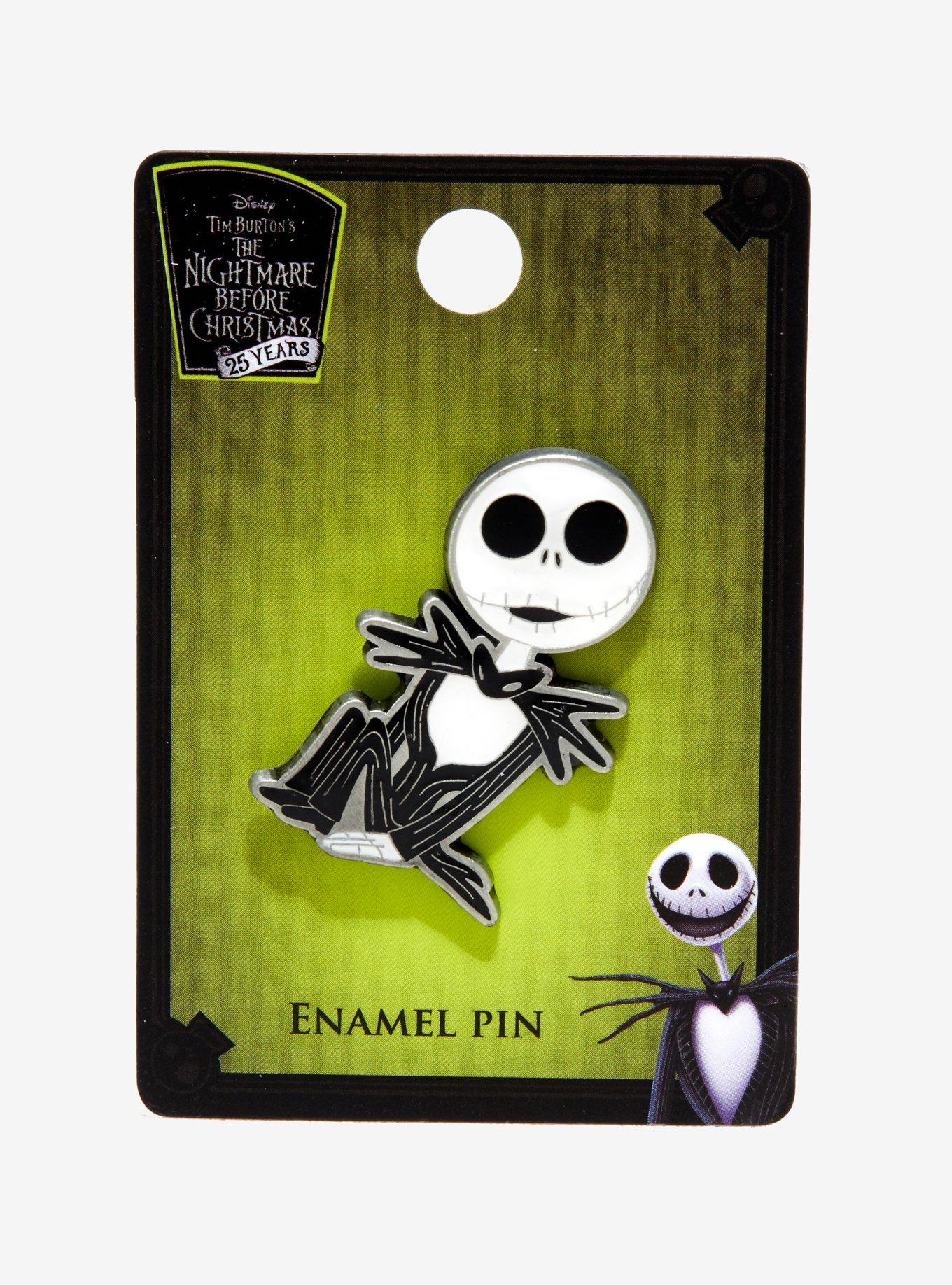 Loungefly The Nightmare Before Christmas Chibi Jack Skellington Enamel Pin, , alternate