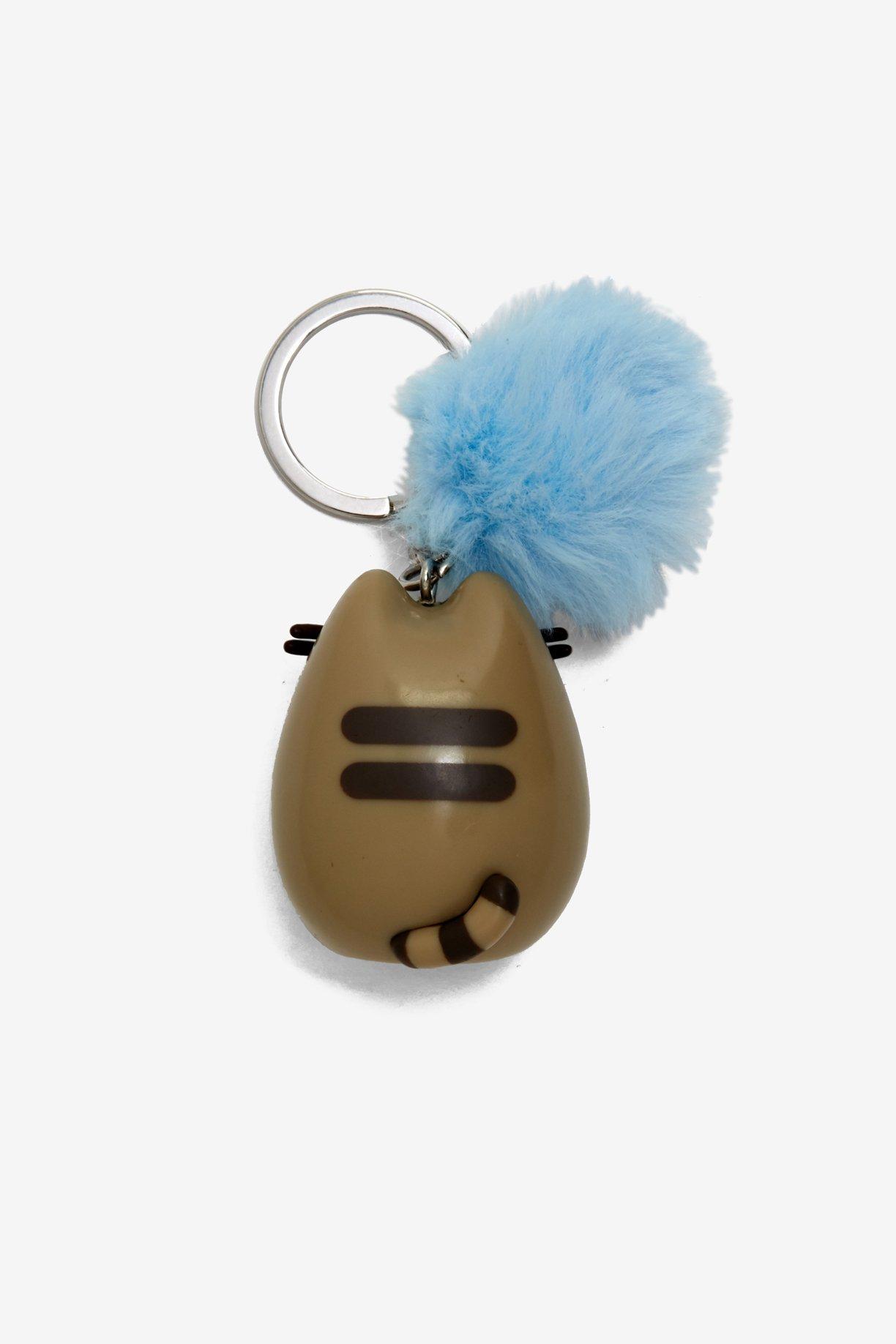Pusheen Ice Cream Blue Pom Key Chain, , alternate