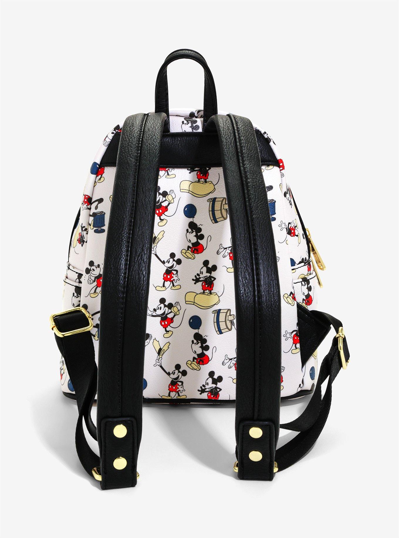 Loungefly Disney Mickey Mouse Allover Print Mini Backpack, , alternate