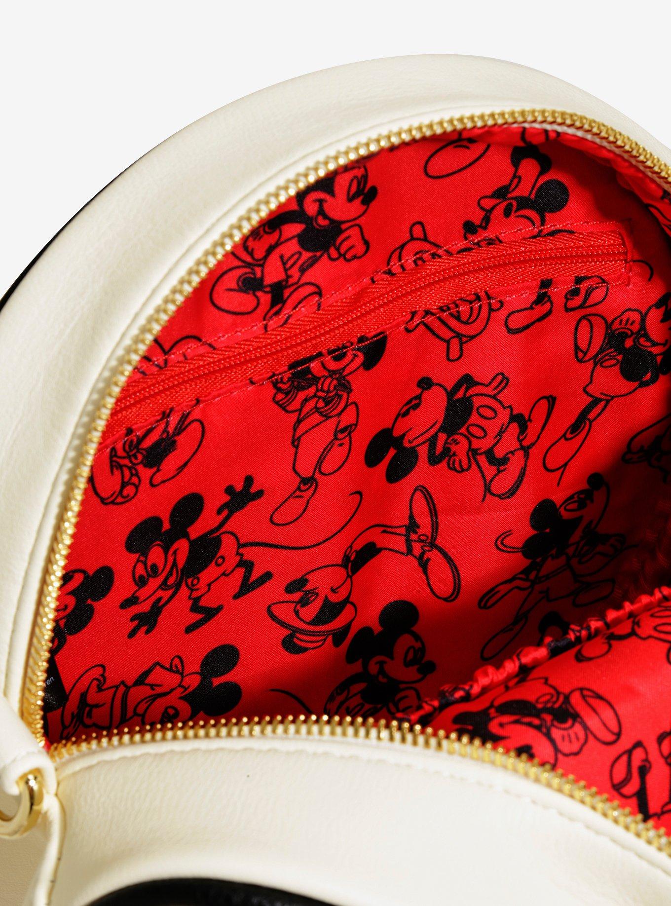 Loungefly Disney Mickey Mouse Clock Crossbody Bag, , alternate