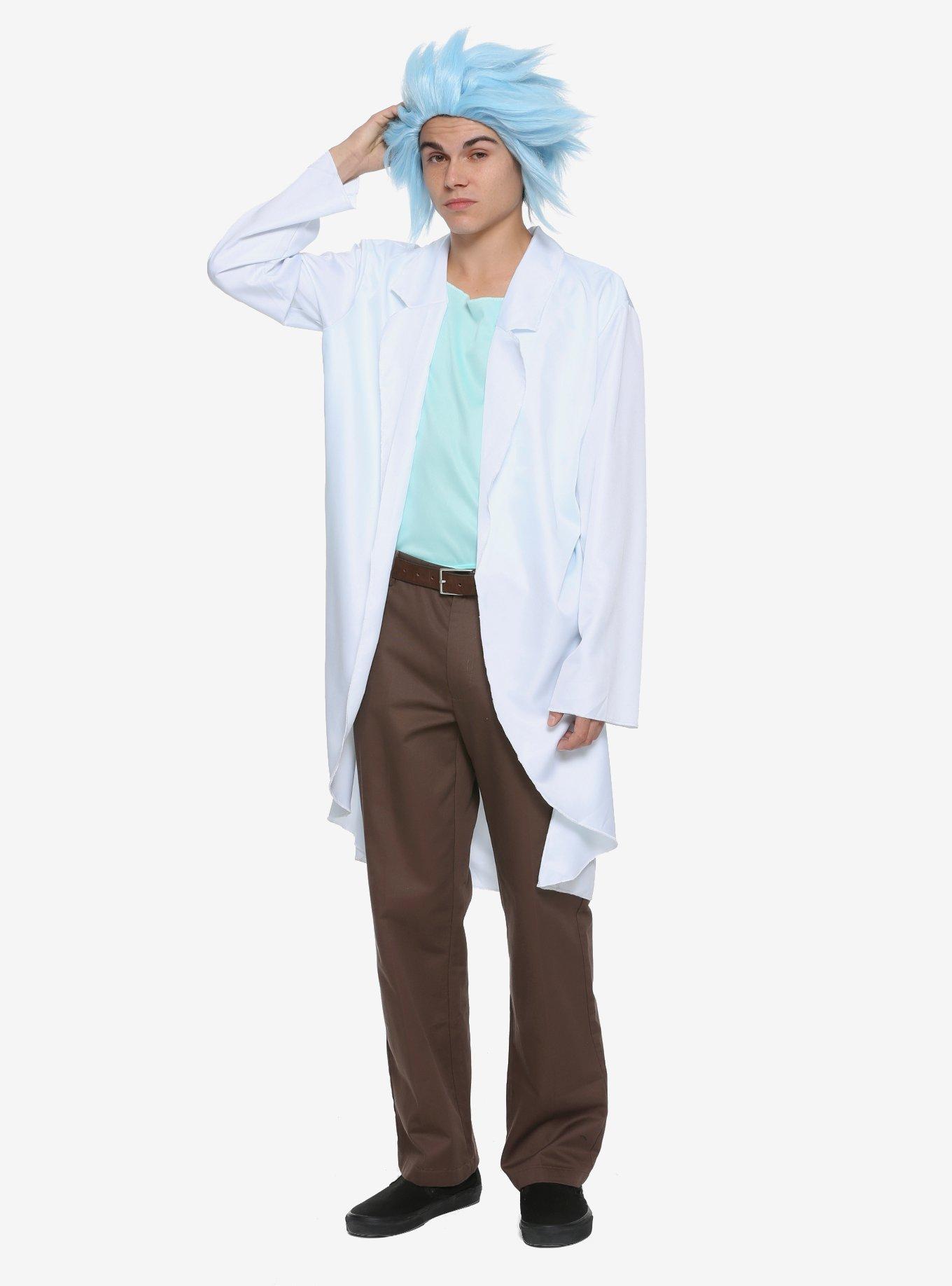 Rick And Morty Rick Lab Coat Costume, , alternate
