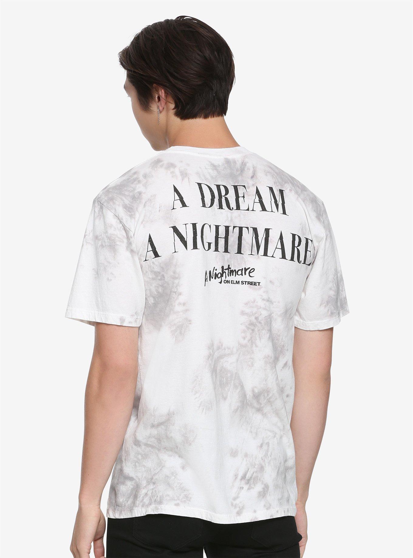 A Nightmare On Elm Street A Dream A Nightmare Wash T-Shirt Hot Topic Exclusive, , alternate