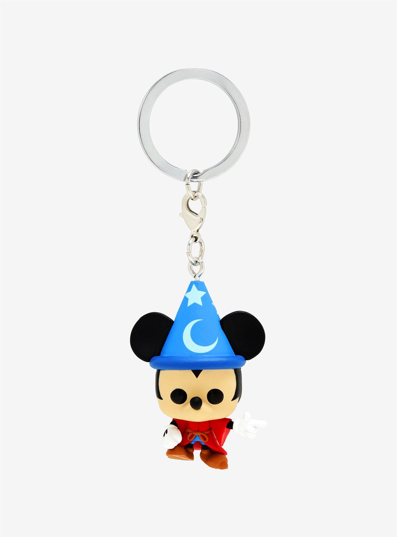 Funko Pocket Pop! Disney Fantasia Sorcerer Mickey Vinyl Key Chain - BoxLunch Exclusive, , alternate