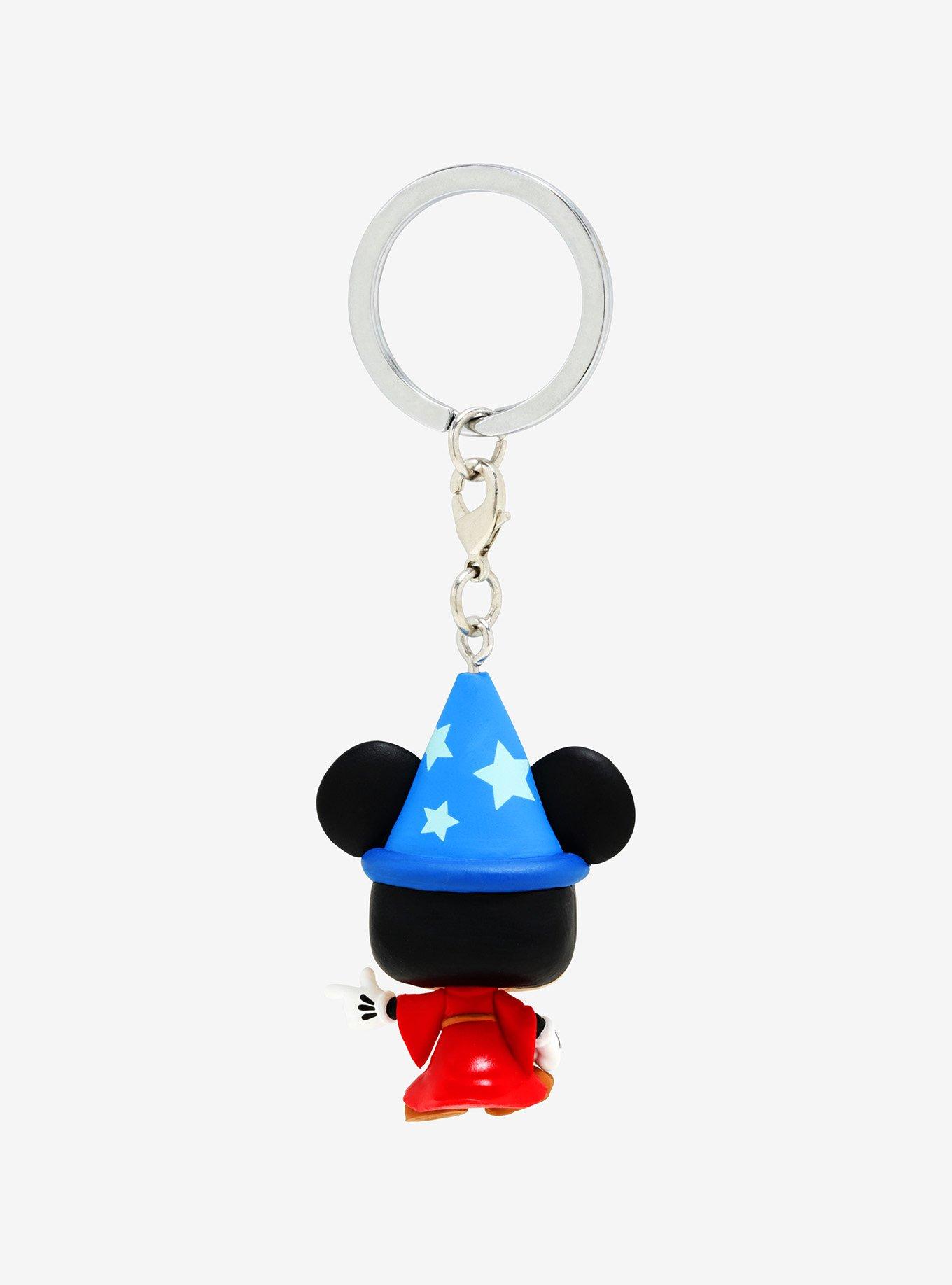 Funko Pocket Pop! Disney Fantasia Sorcerer Mickey Vinyl Key Chain - BoxLunch Exclusive, , alternate