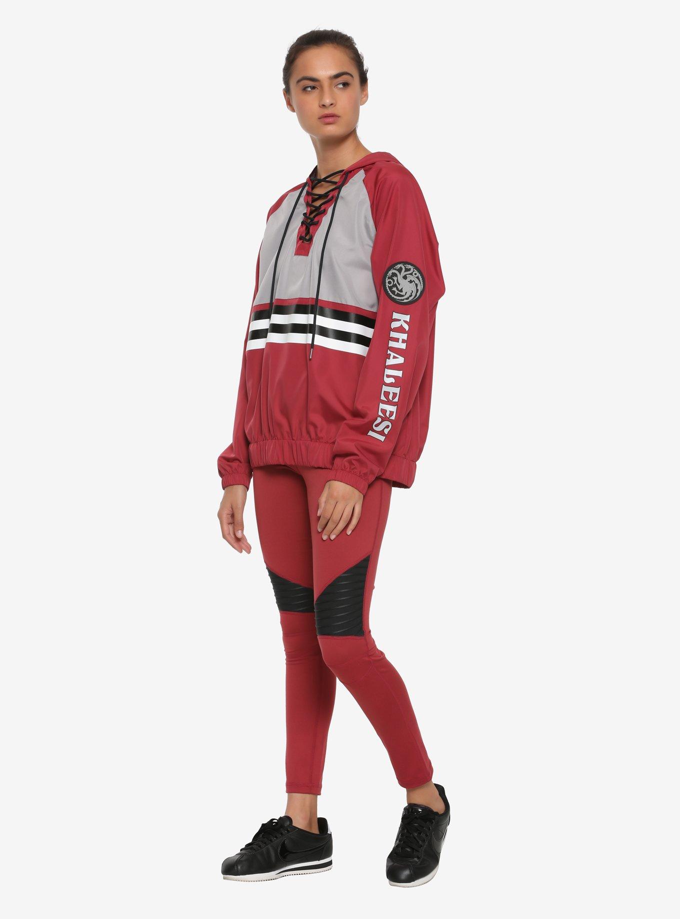 Game of Thrones Daenerys Lace-Up Womens Windbreaker - BoxLunch Exclusive, , alternate - view 4