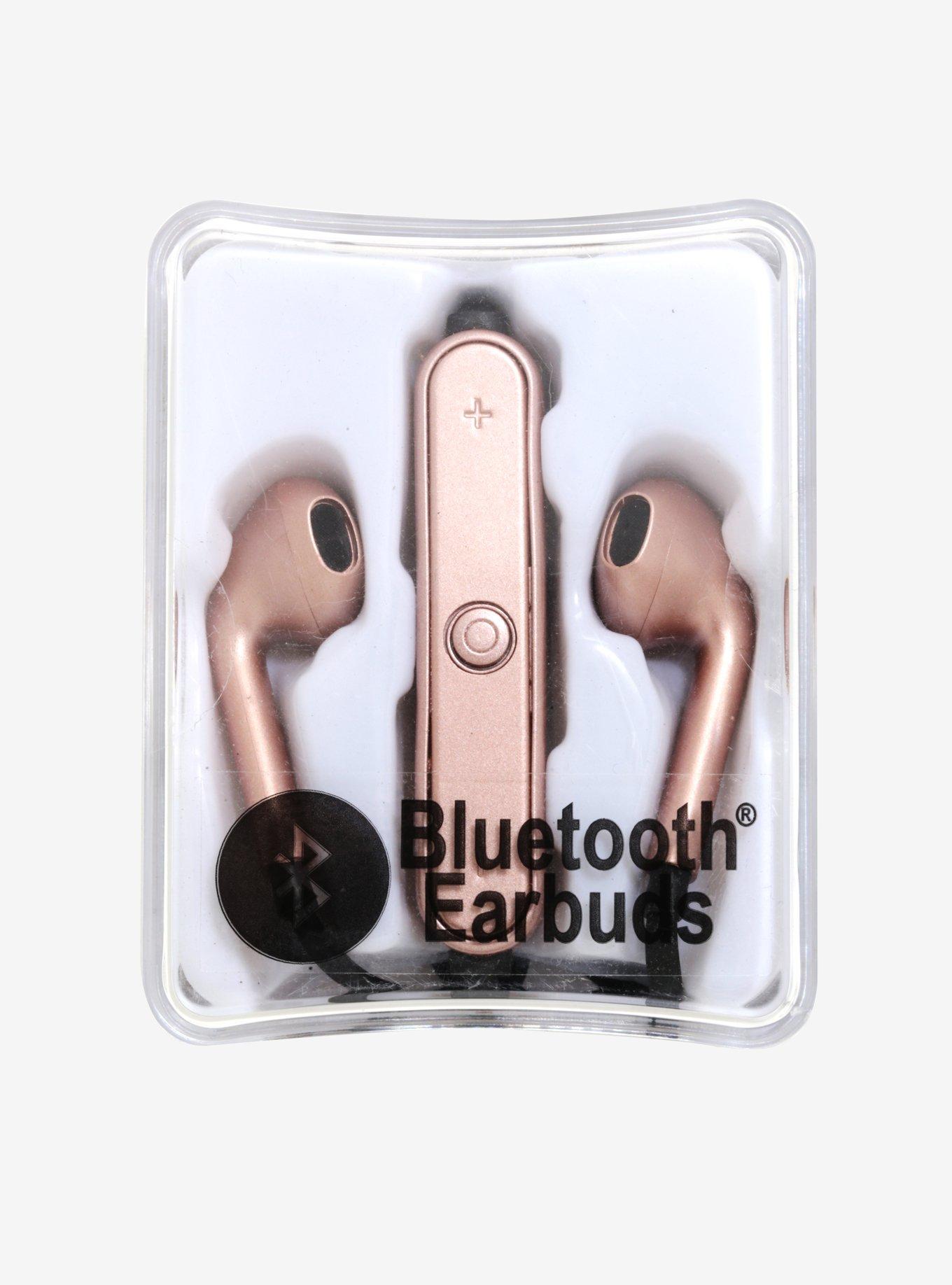 Rose Gold Bluetooth Earbuds, , alternate