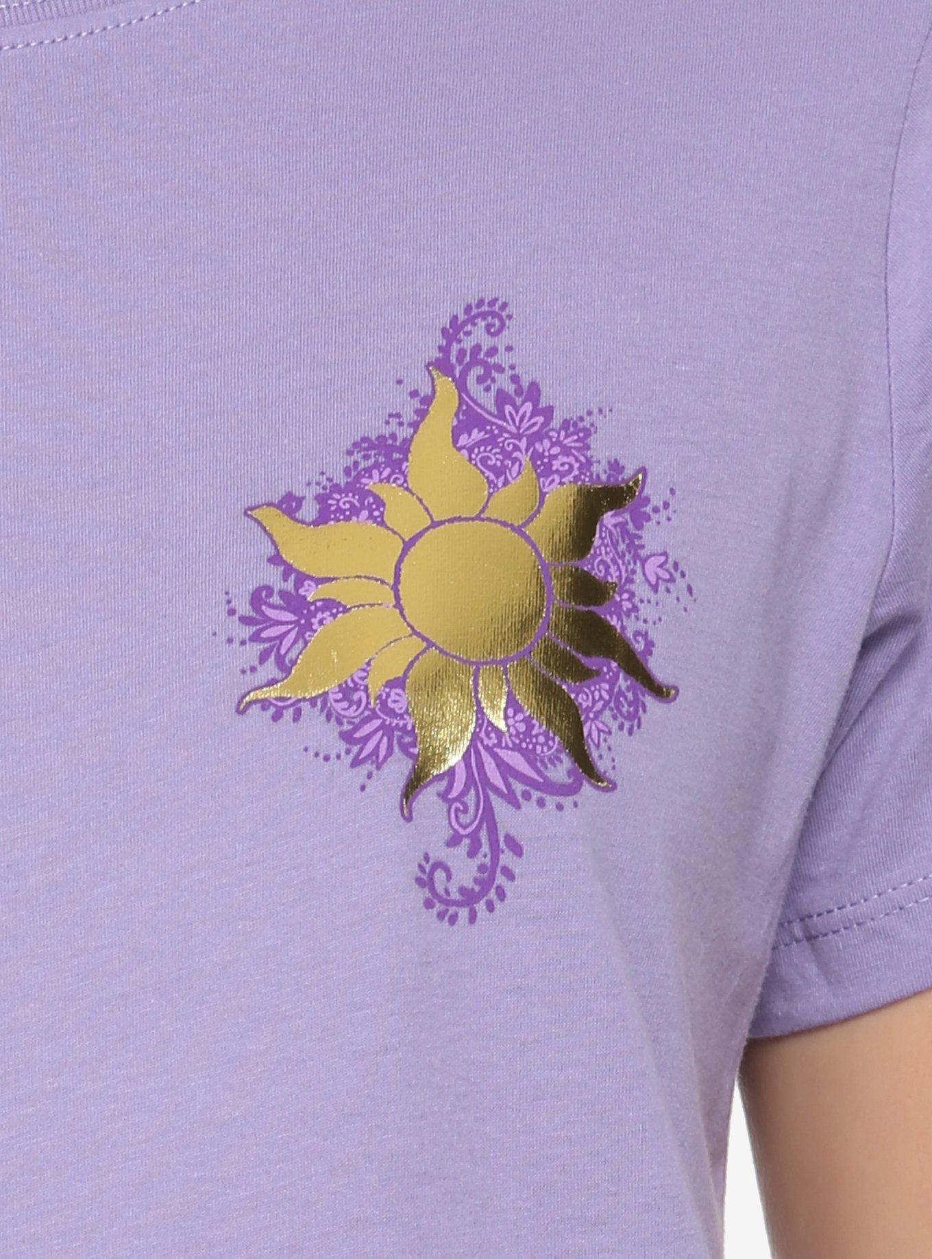 Disney Tangled Lavender Sun Womens T-Shirt - BoxLunch Exclusive, , alternate