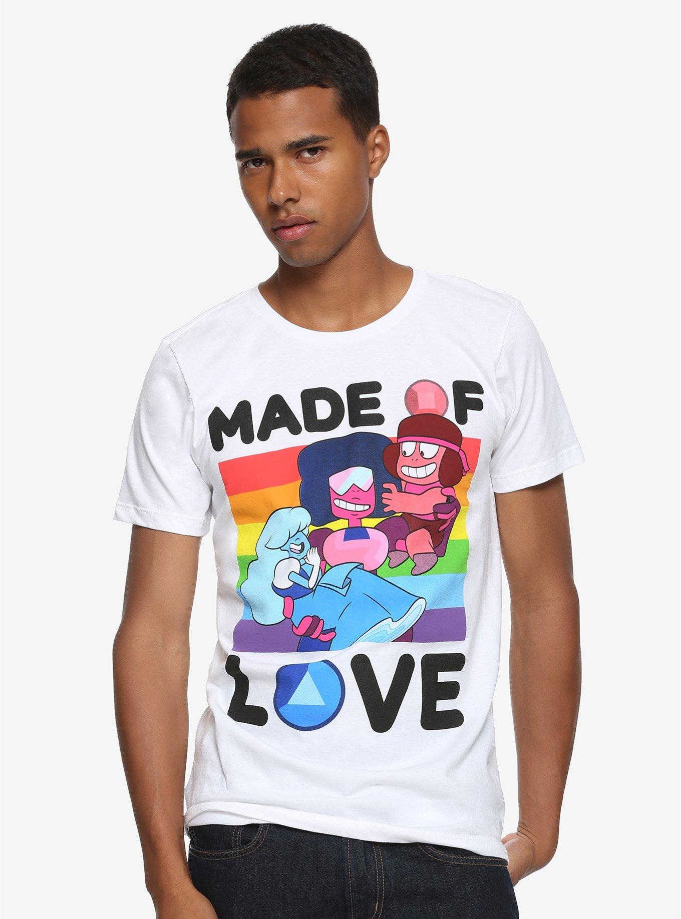 Steven Universe Made Of Love T-Shirt, , alternate