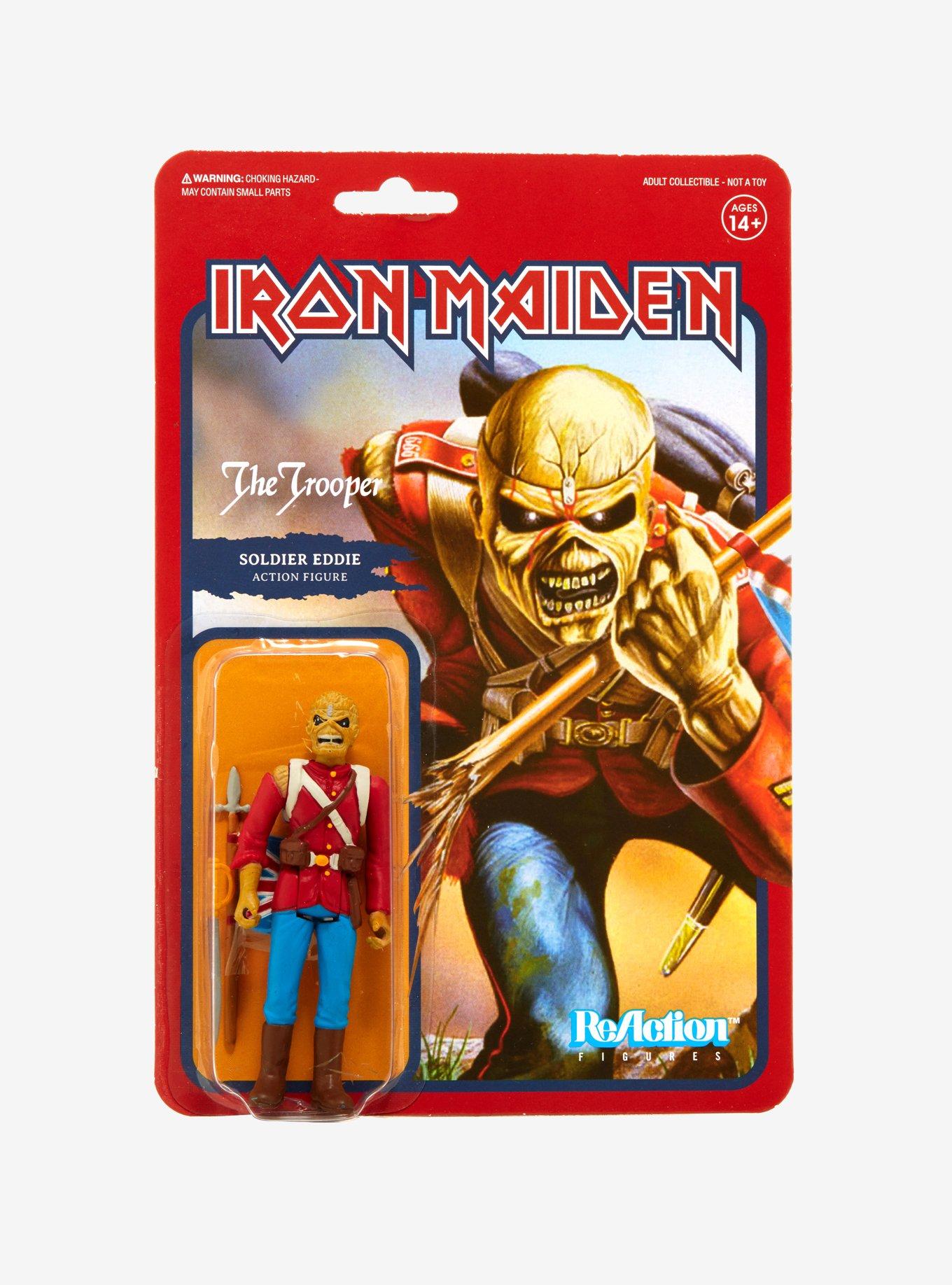 Iron Maiden ReAction Soldier Eddie The Trooper Action Figure, , alternate