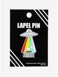 UFO Unicorn Believe Enamel Pin, , alternate
