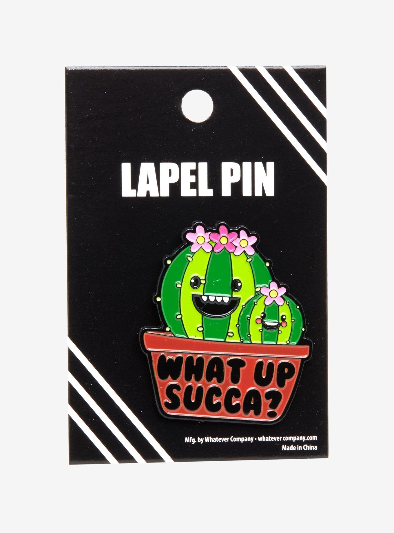 What Up Succa Enamel Pin, , alternate