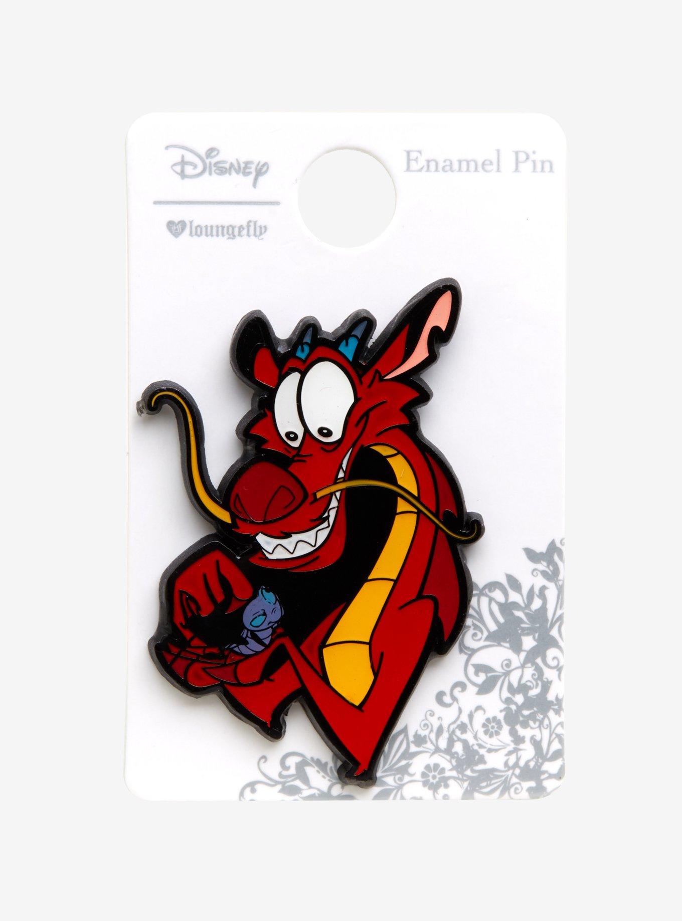 Loungefly Disney Mulan Mushu & Cri-Kee Enamel Pin, , alternate