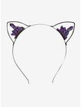 Crystal Cat Ear Headband, , alternate