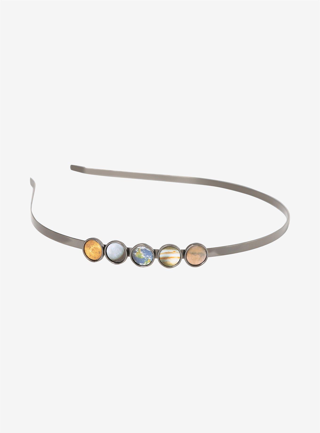 Planets I Need Some Space Metal Headband, , alternate