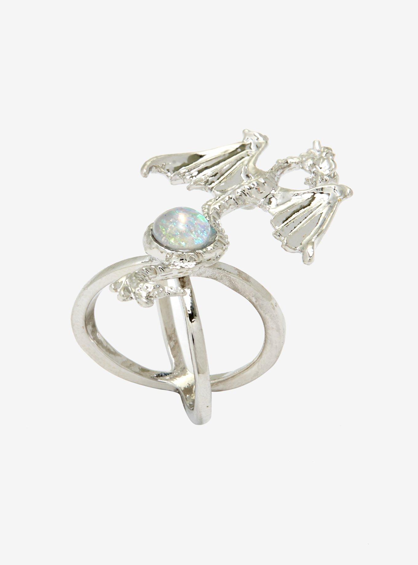 Dragon Faux Opal Ring, , alternate