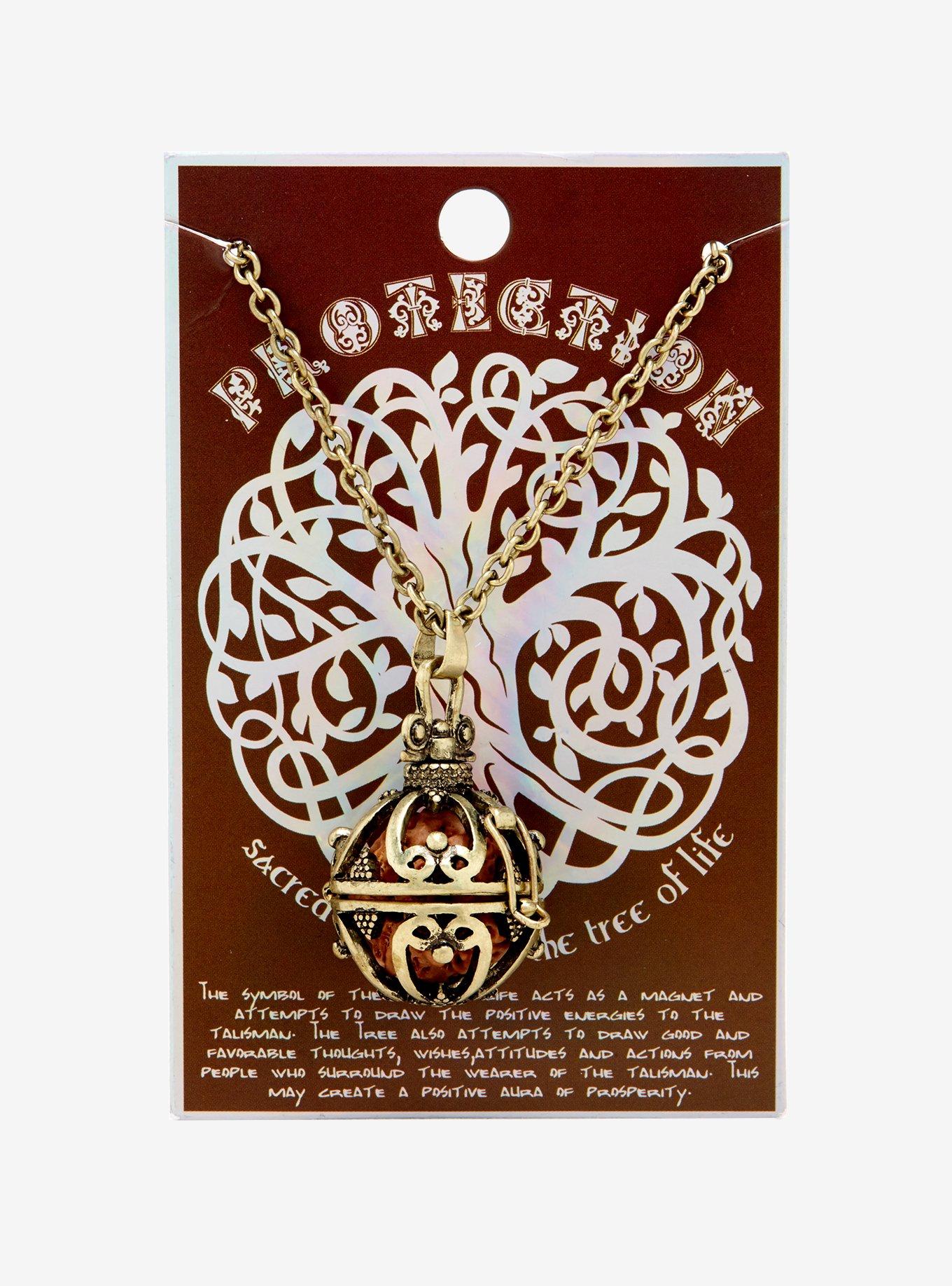 Sacred Wood Tree Of Life Necklace, , alternate
