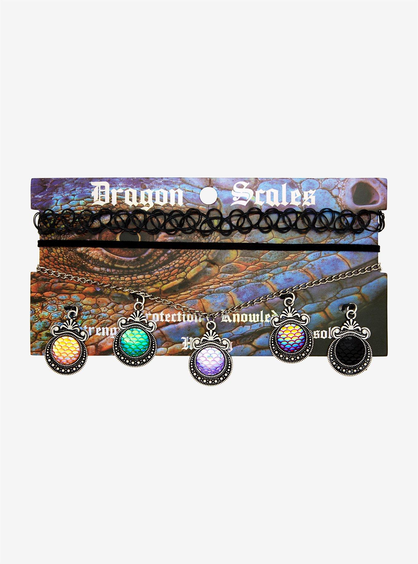 Dragon Scales Choker Set, , alternate