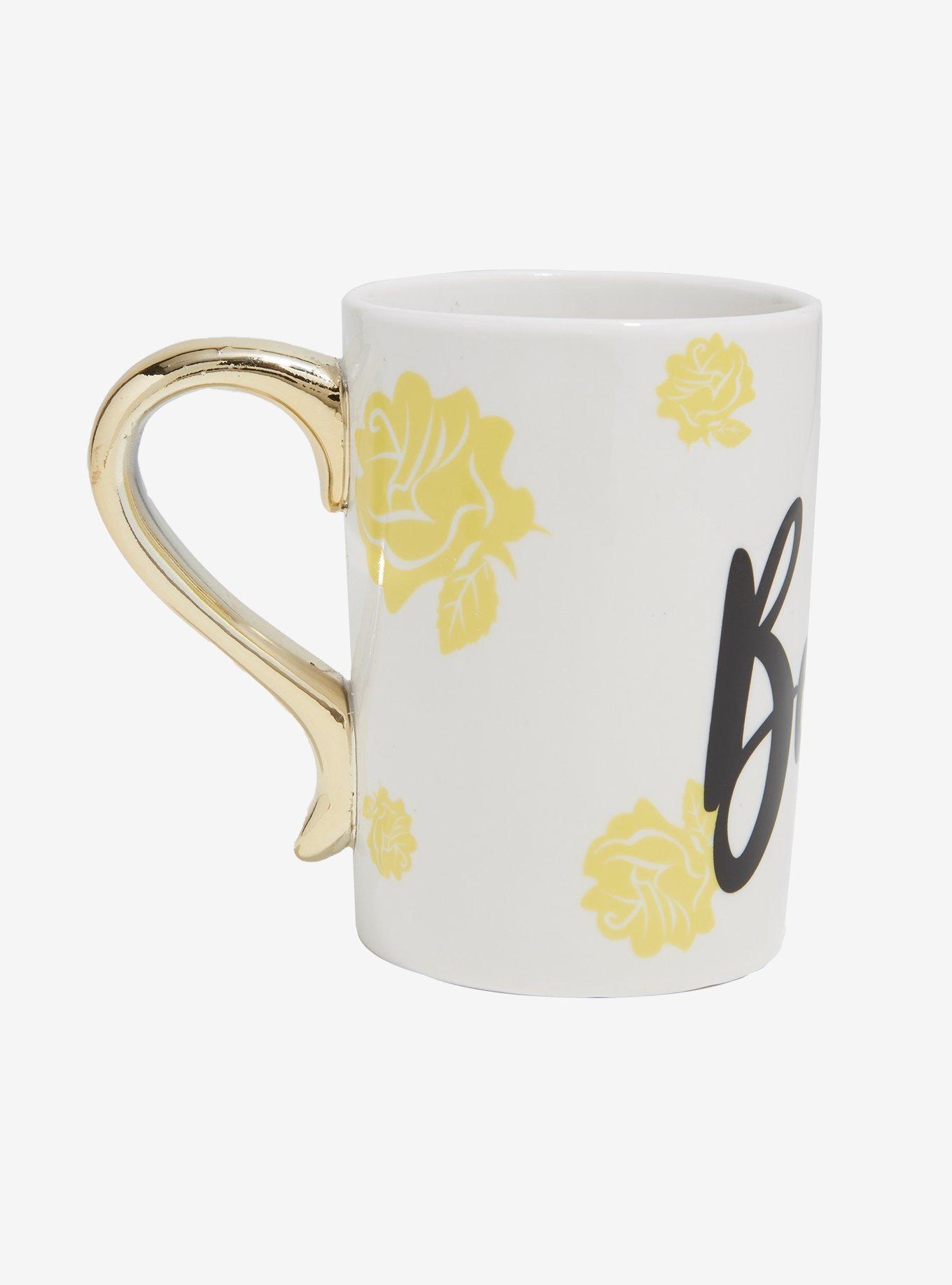 Disney Beauty And The Beast Belle Yellow Roses Mug, , alternate