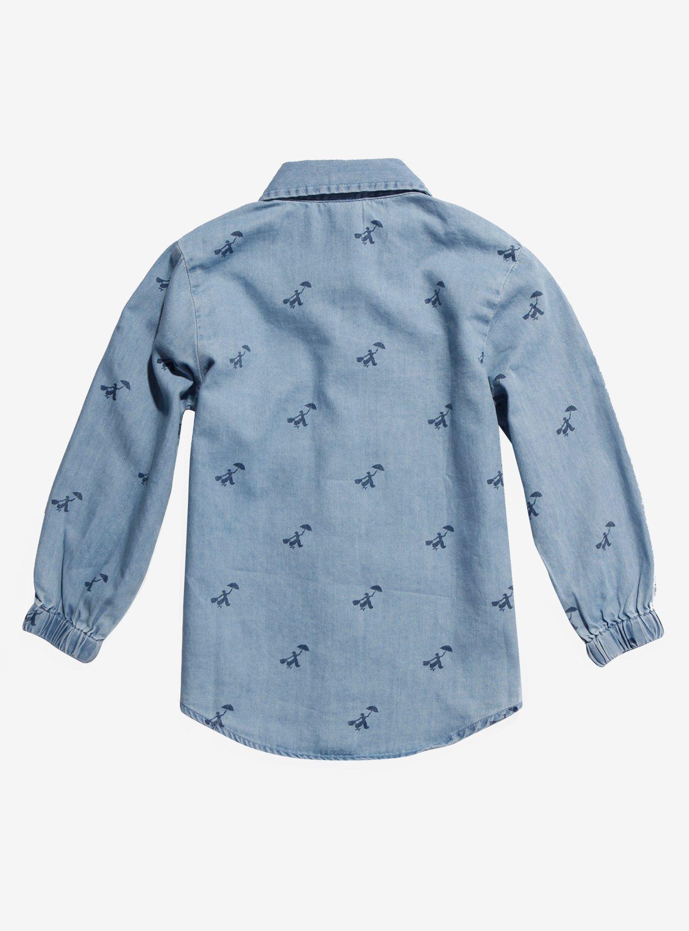 Her Universe Disney Mary Poppins Perfect Toddler Woven Button-Up - BoxLunch Exclusive, , alternate