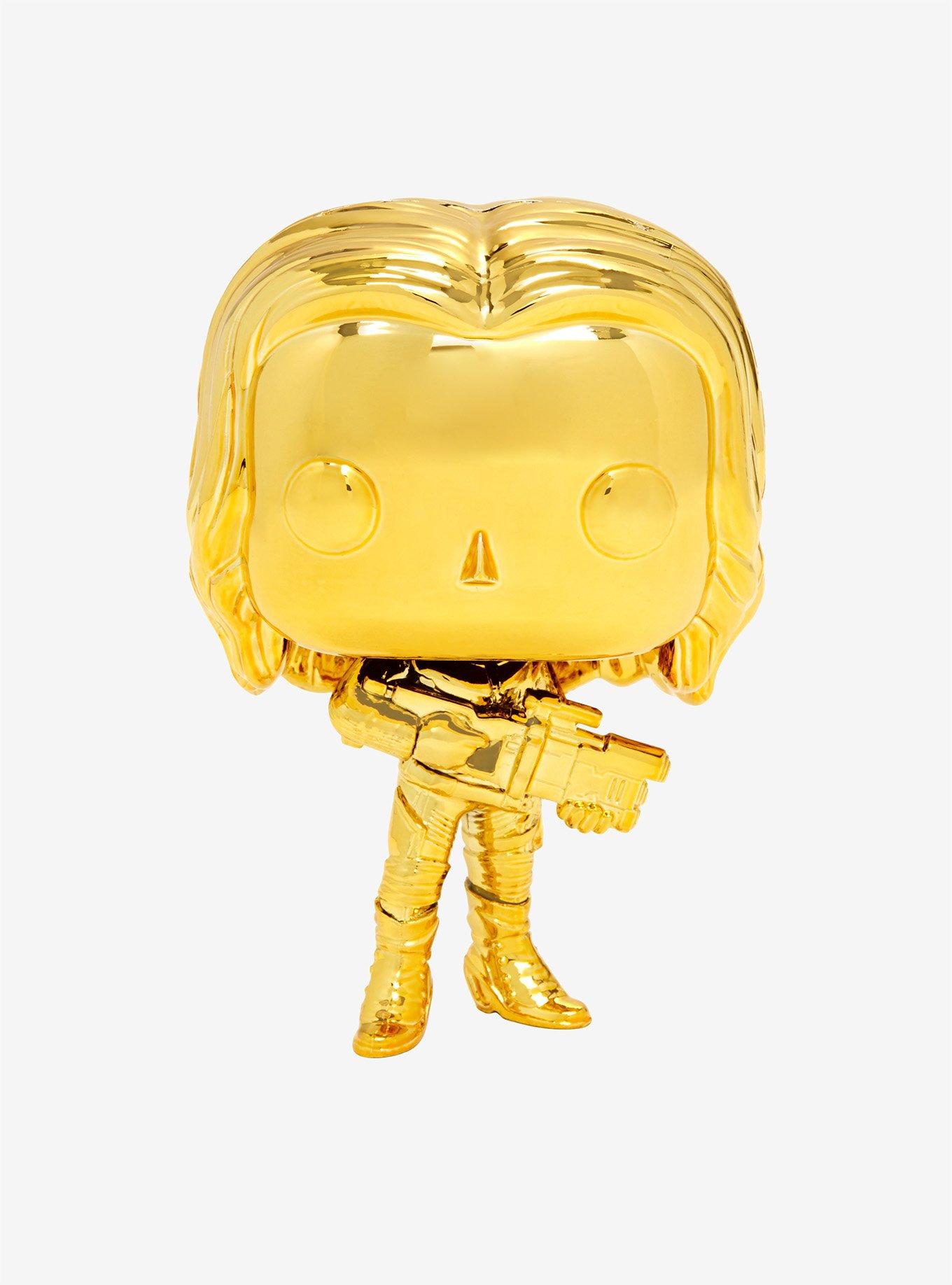 Funko Marvel Studios: The First Ten Years Pop! Gold Chrome Gamora Bobble-Head, , alternate