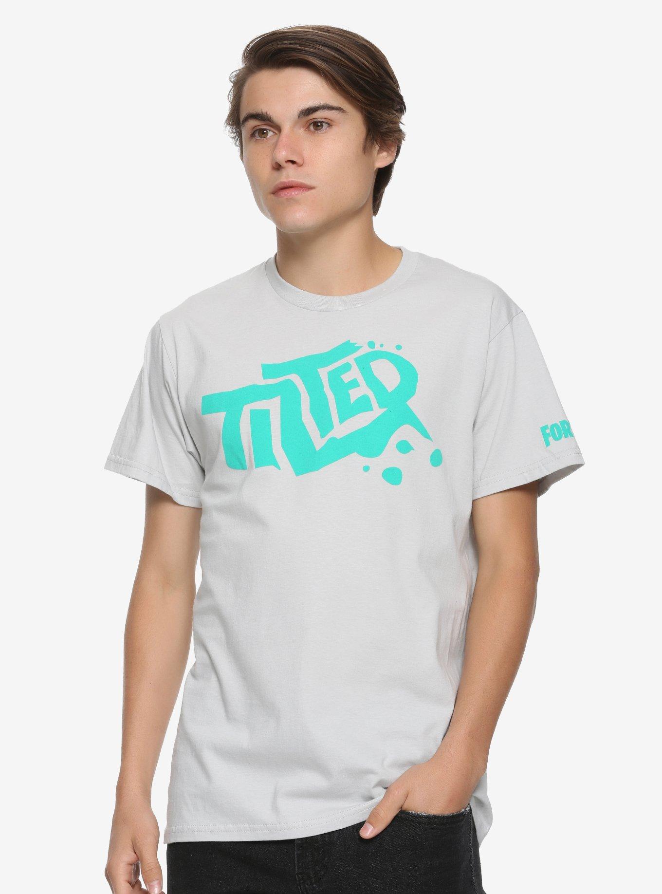 Fortnite Green Tilted T-Shirt, SEA FOAM, alternate