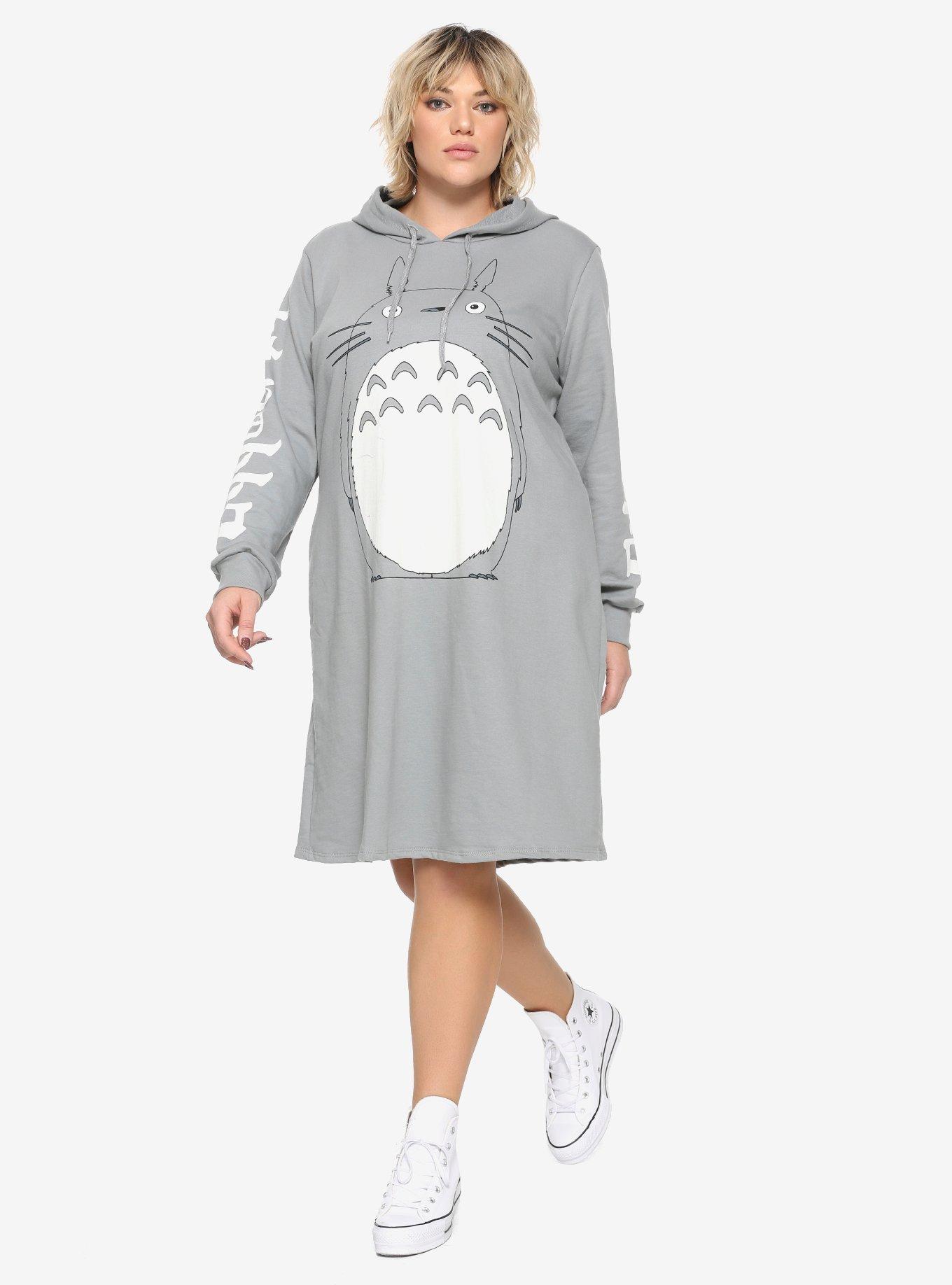Studio Ghibli My Neighbor Totoro Hoodie Dress Plus Size, , alternate