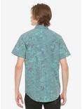 Studio Ghibli My Neighbor Totoro 30th Anniversary Painted Leaves Woven Button-Up, GREEN, alternate