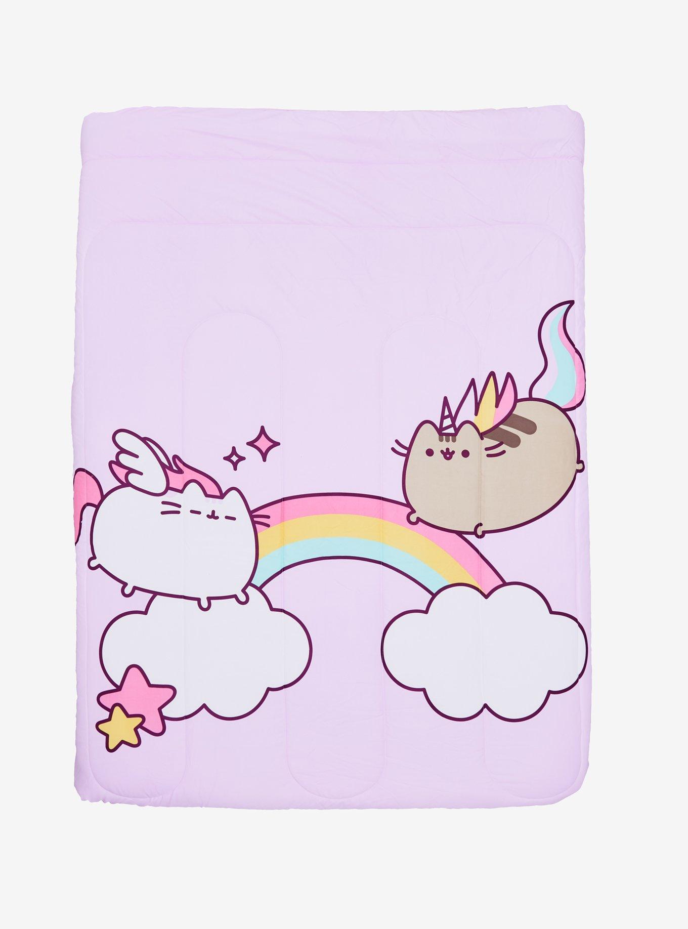 Pusheen Super Pusheenicorn & Pusheenicorn Full/Queen Comforter, , alternate