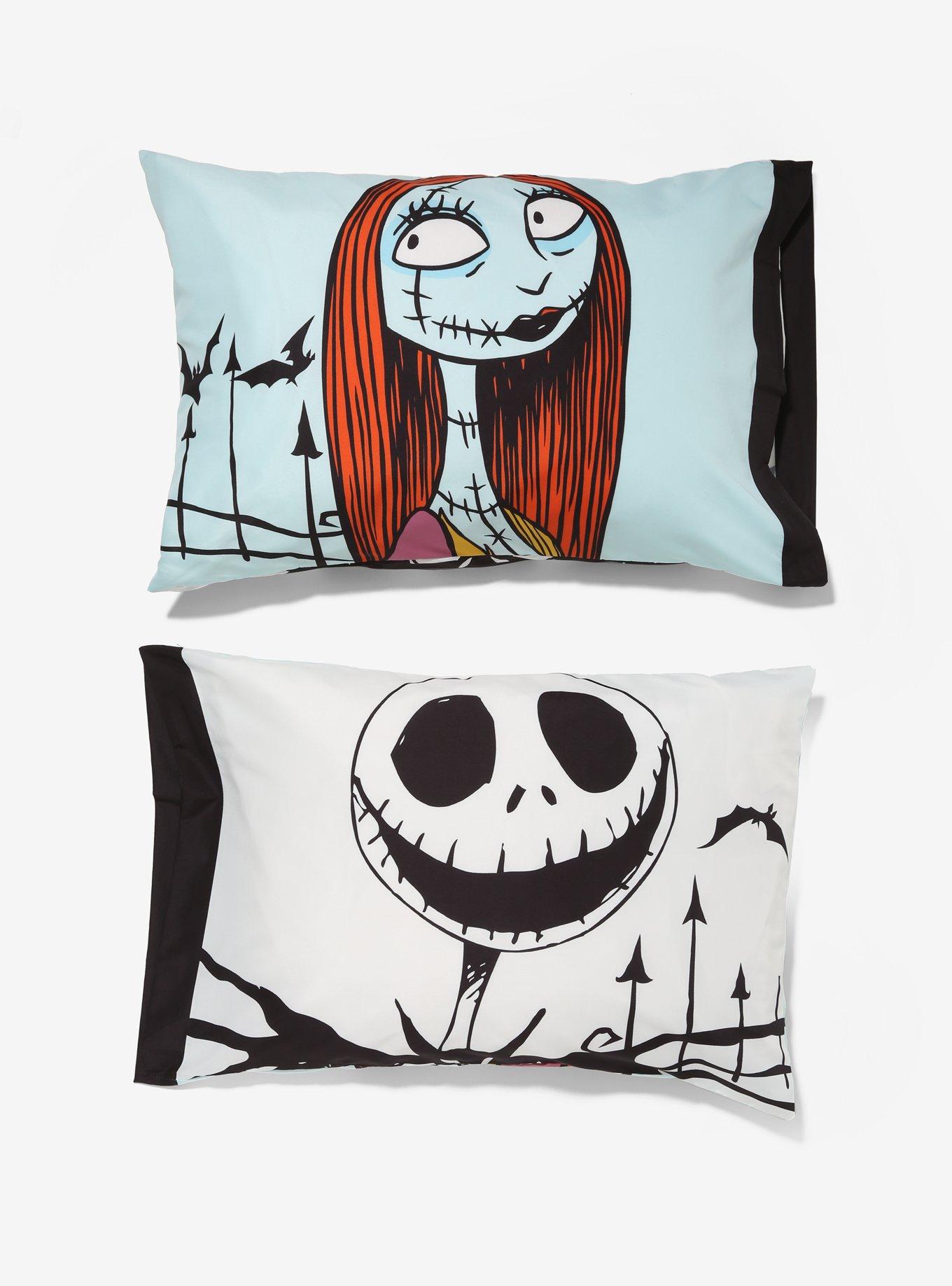 The Nightmare Before Christmas Jack & Sally Pillowcase Set - BoxLunch Exclusive, , alternate