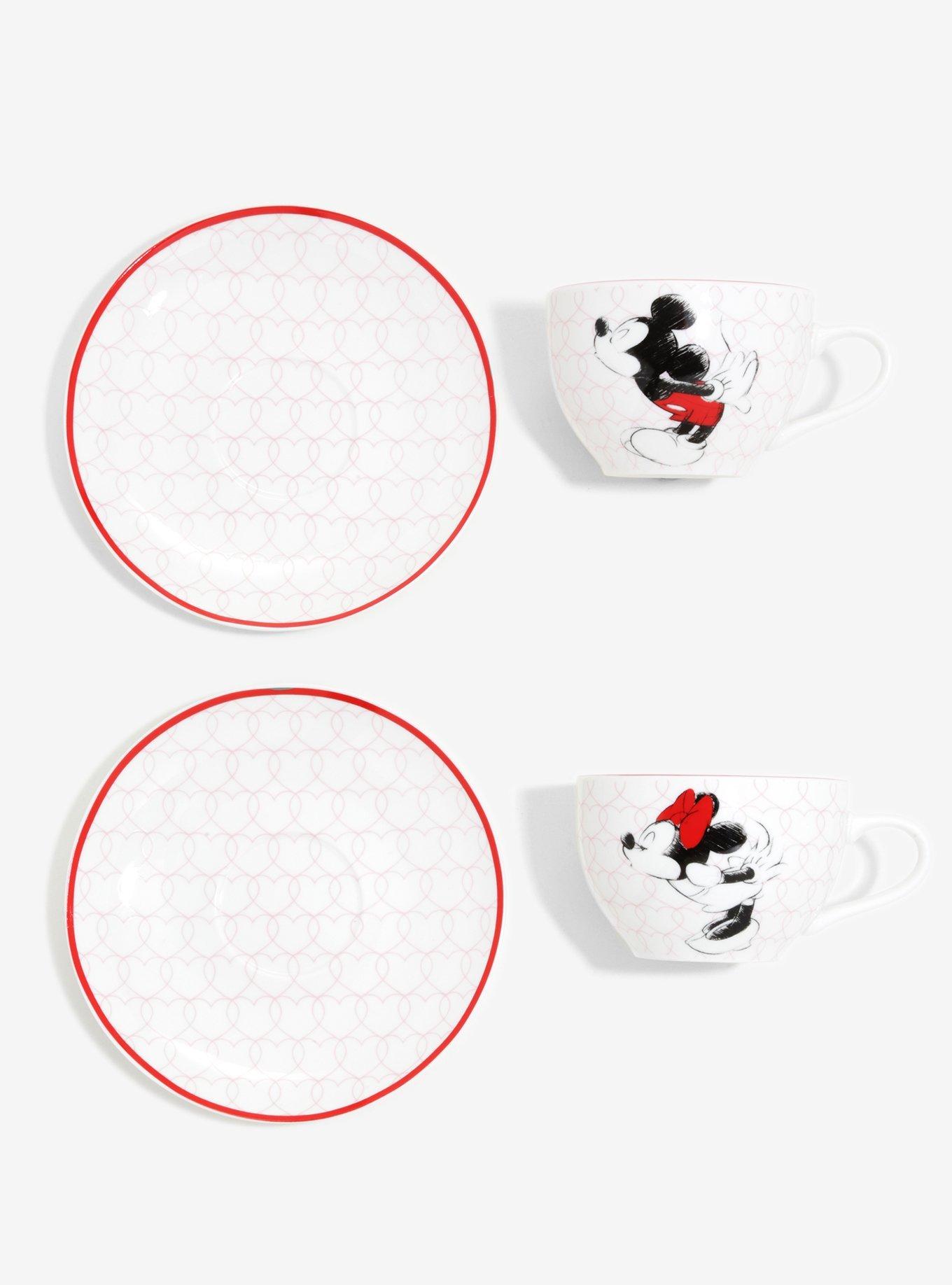 Disney Micky Mouse & Minnie Mouse Kiss Teacup Set, , alternate