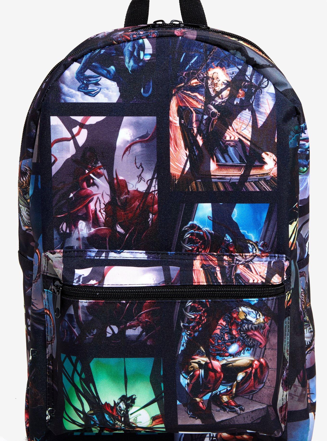 Marvel Venom Comic Book Venomized Heroes Backpack, , alternate