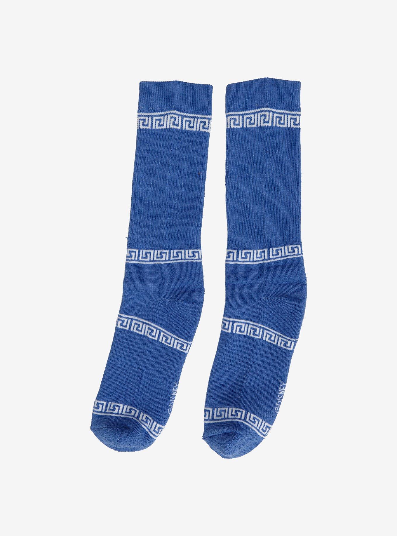 Disney Hercules Pattern Crew Socks - BoxLunch Exclusive, , alternate