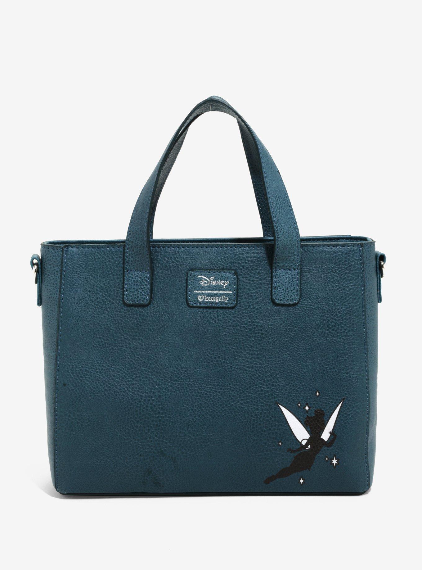 Loungefly Disney Peter Pan Leaves Mini Tote Bag, , alternate