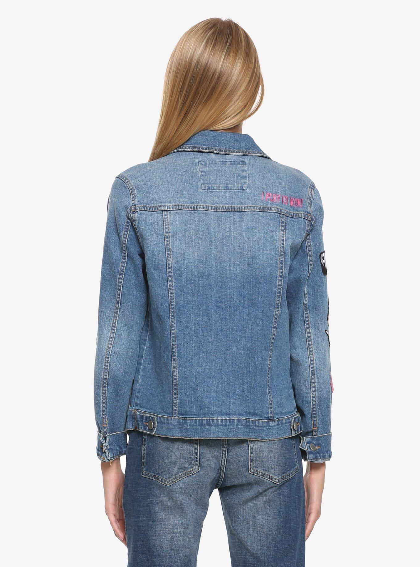 Overwatch D.Va Womens Denim Jacket - BoxLunch Exclusive, , alternate