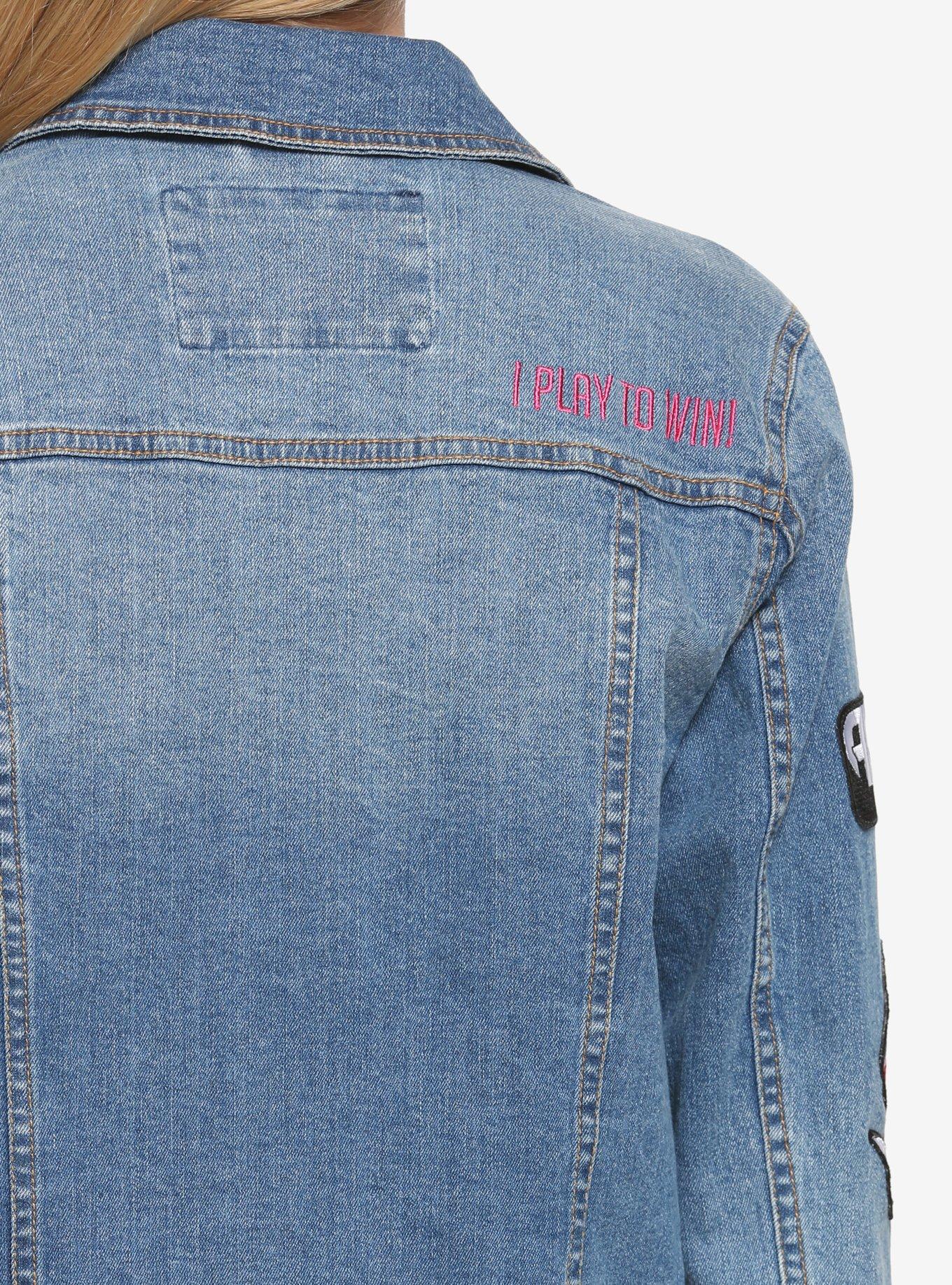Overwatch D.Va Womens Denim Jacket - BoxLunch Exclusive, , alternate