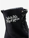 Alice In Wonderland Storybook Fold-Over Combat Boots, , alternate