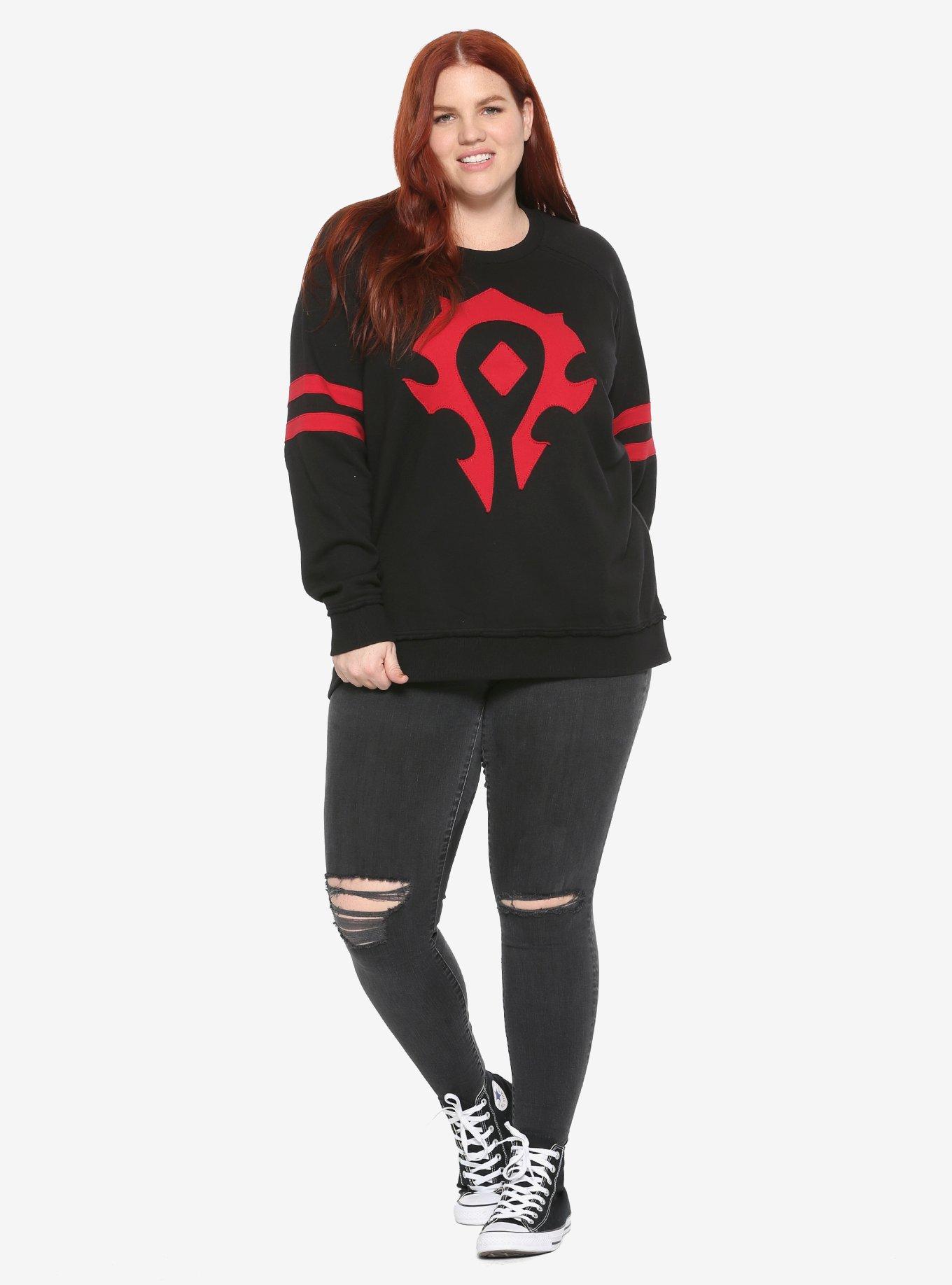 World Of Warcraft Horde Sweatshirt Plus Size, , alternate