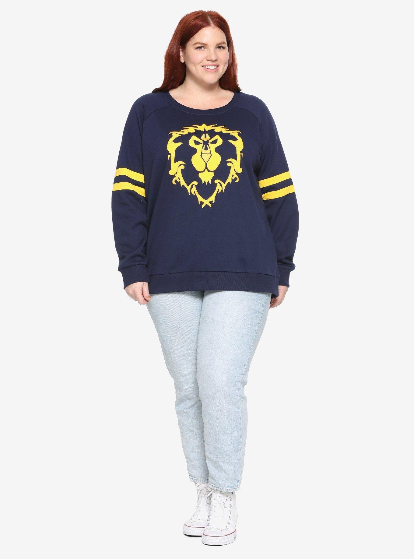 World Of Warcraft Alliance Sweatshirt Plus Size, , alternate