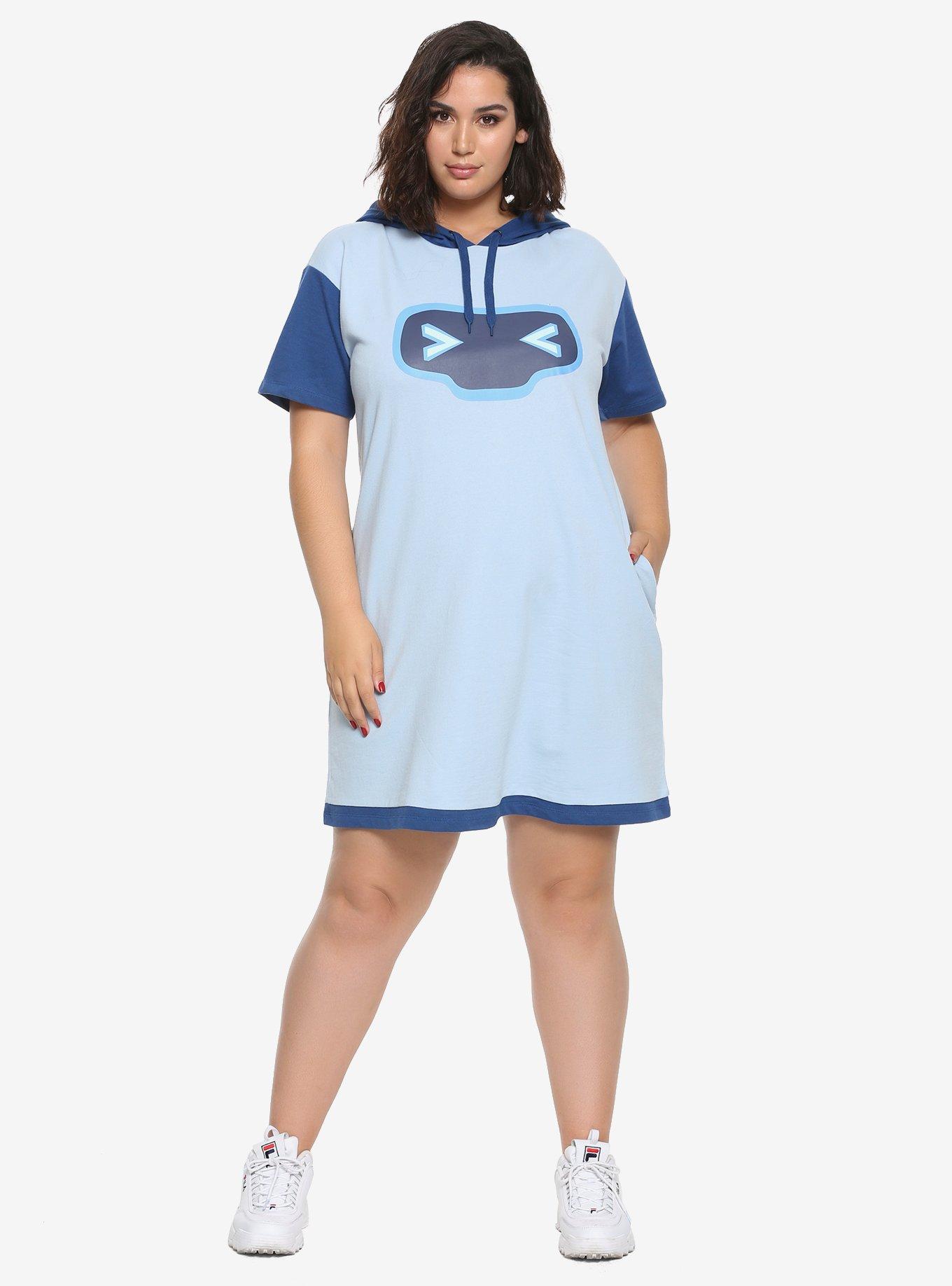 Her Universe Overwatch Mei & Snowball Girls Hoodie Dress Plus Size, , alternate