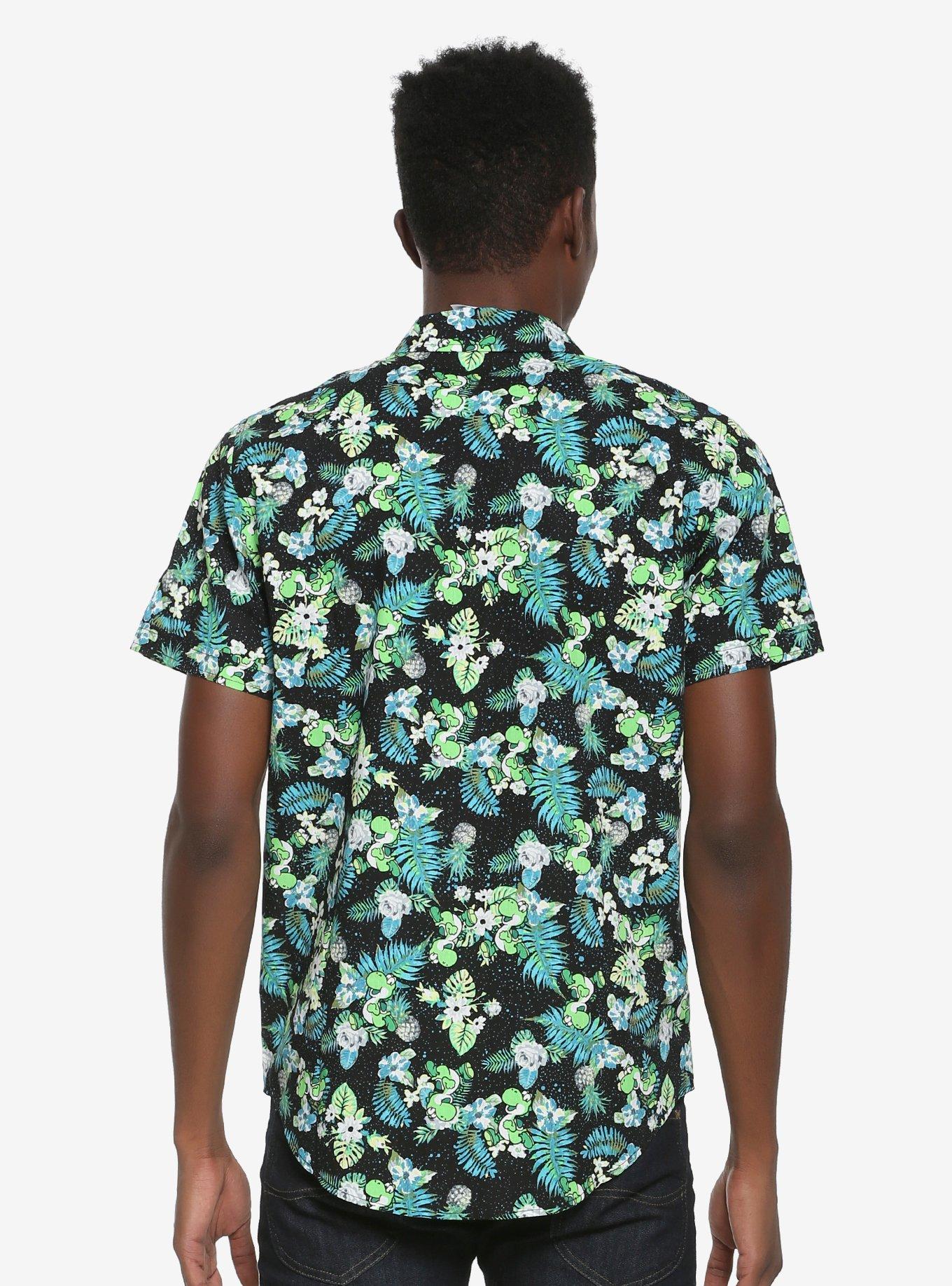 Nintendo Yoshi Tropics Woven Button-Up - BoxLunch Exclusive, , alternate