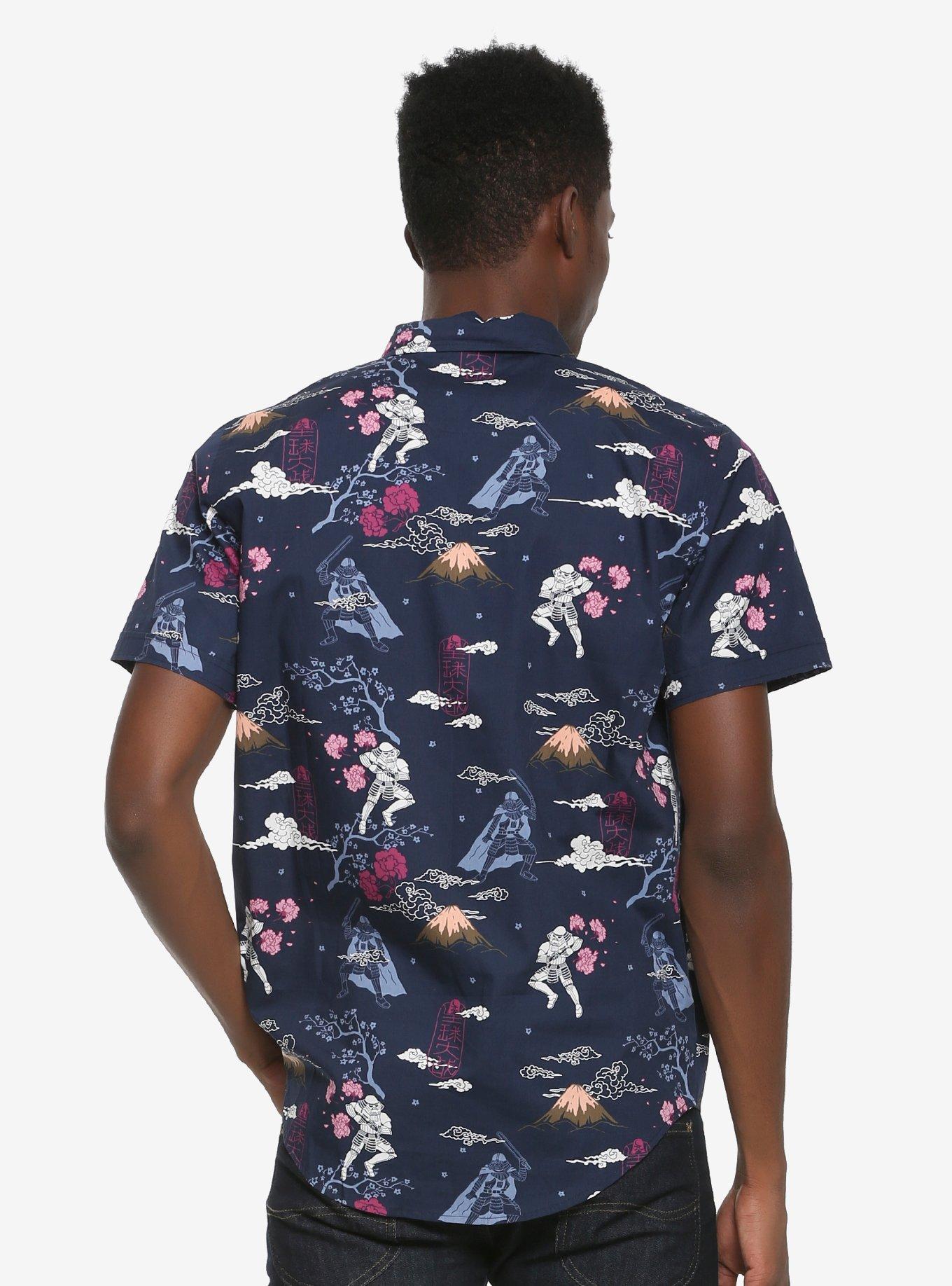 Star Wars Darth Vader & Stormtrooper Volcano Woven Button-Up, , alternate