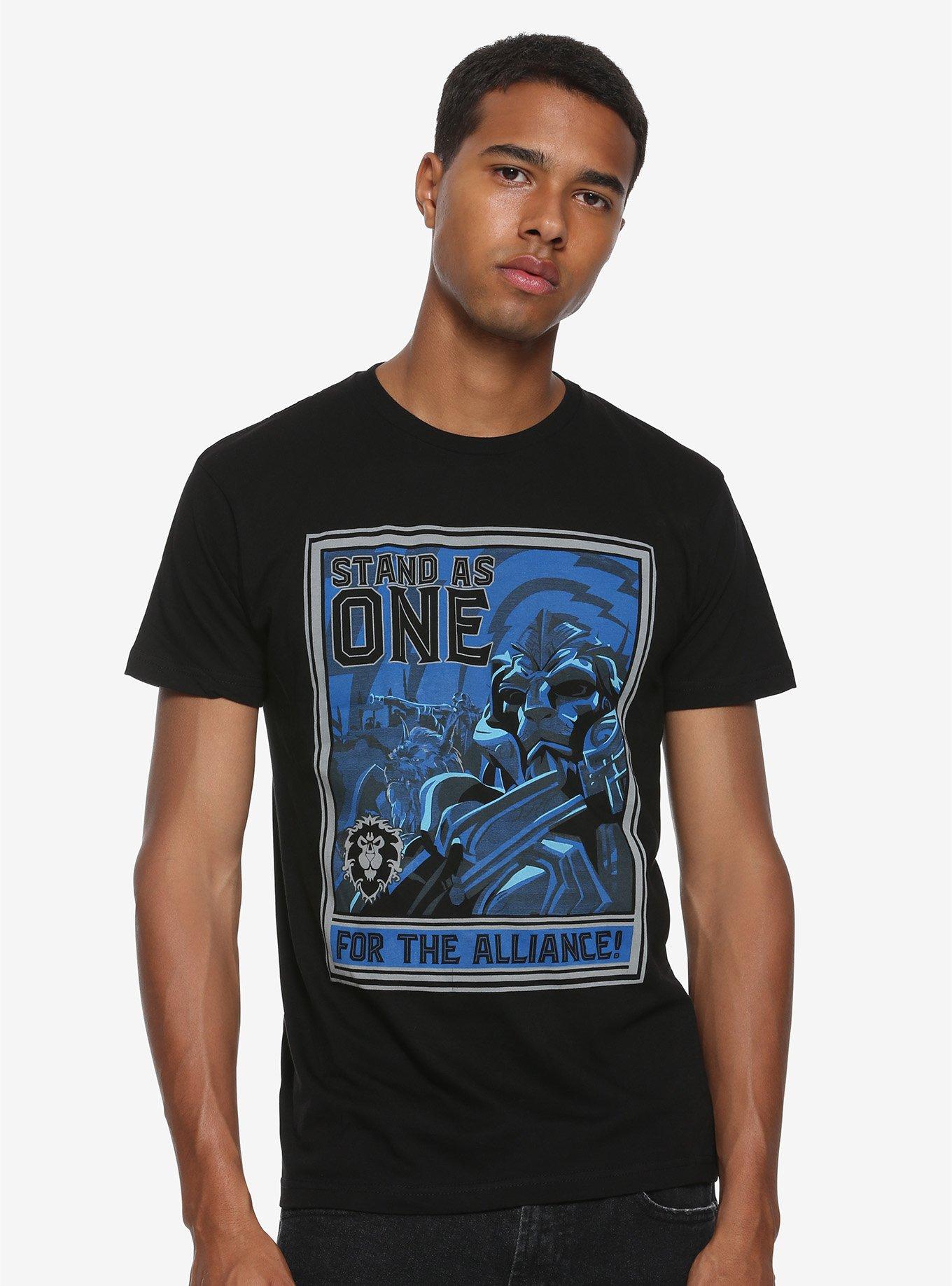 World Of Warcraft Alliance Propaganda T-Shirt, , alternate