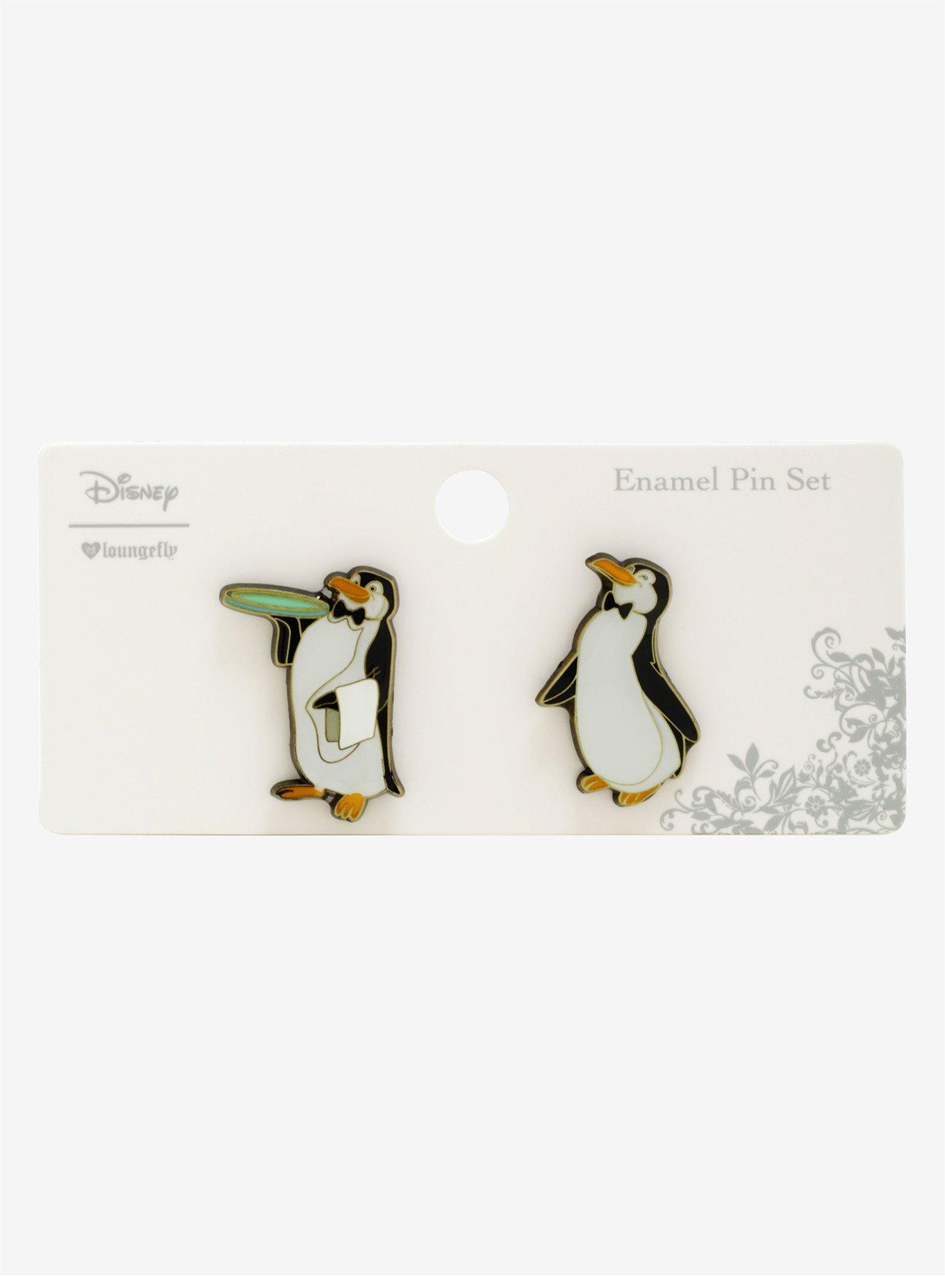 Disney Mary Poppins Penguin Enamel Pin Set - BoxLunch Exclusive, , alternate