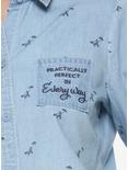 Disney Mary Poppins Practically Perfect Woven Button-Up, , alternate