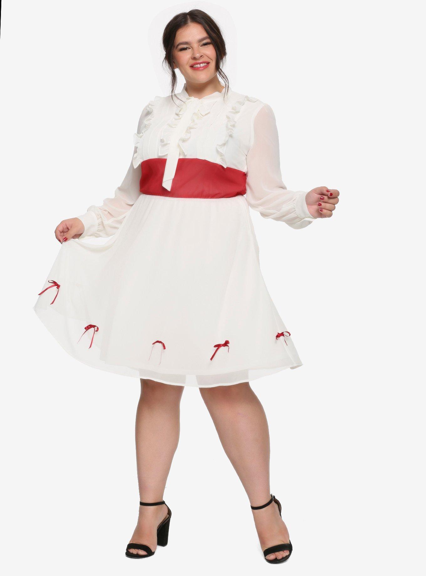 Disney Mary Poppins Classic Chiffon Dress Plus Size, , alternate