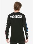 My Hero Academia Todoroki Fire Ice Long-Sleeve T-Shirt, MULTI, alternate