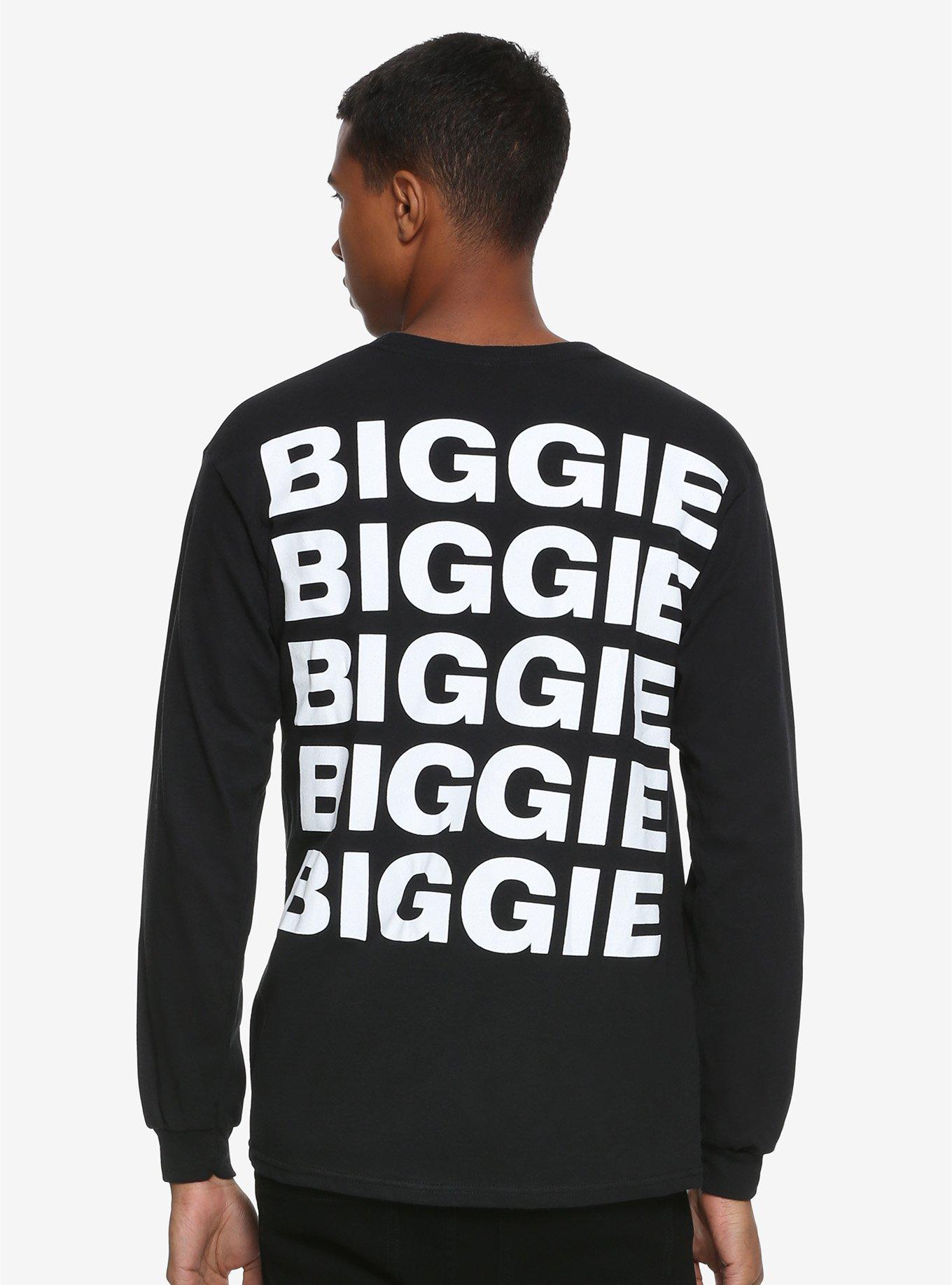 The Notorious B.I.G. Biggie Repeat Long-Sleeve T-Shirt, BLACK, alternate