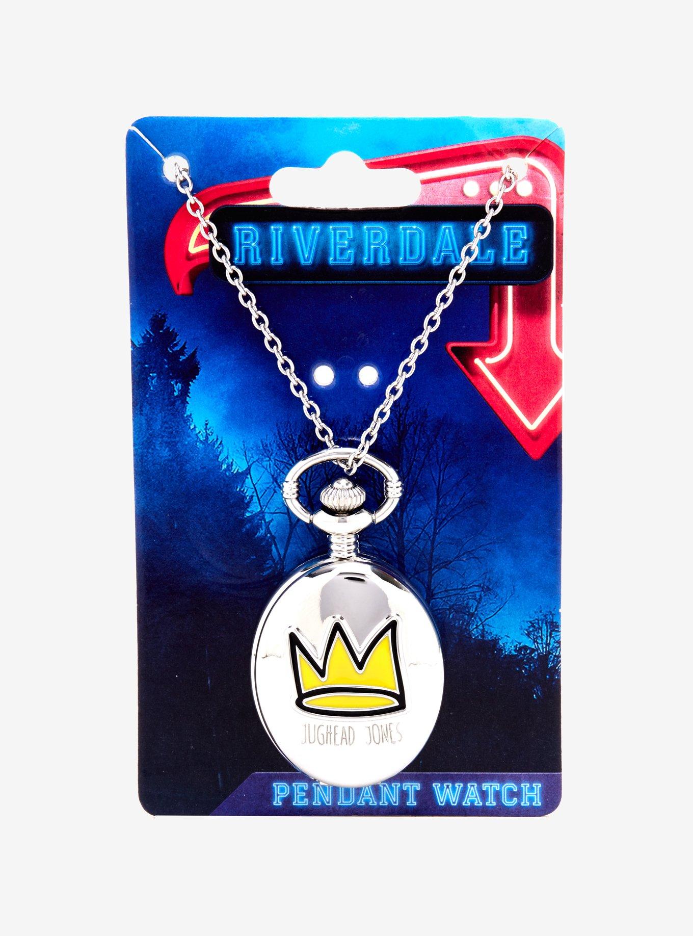 Riverdale Jughead Jones Pocket Watch Necklace Hot Topic Exclusive, , alternate