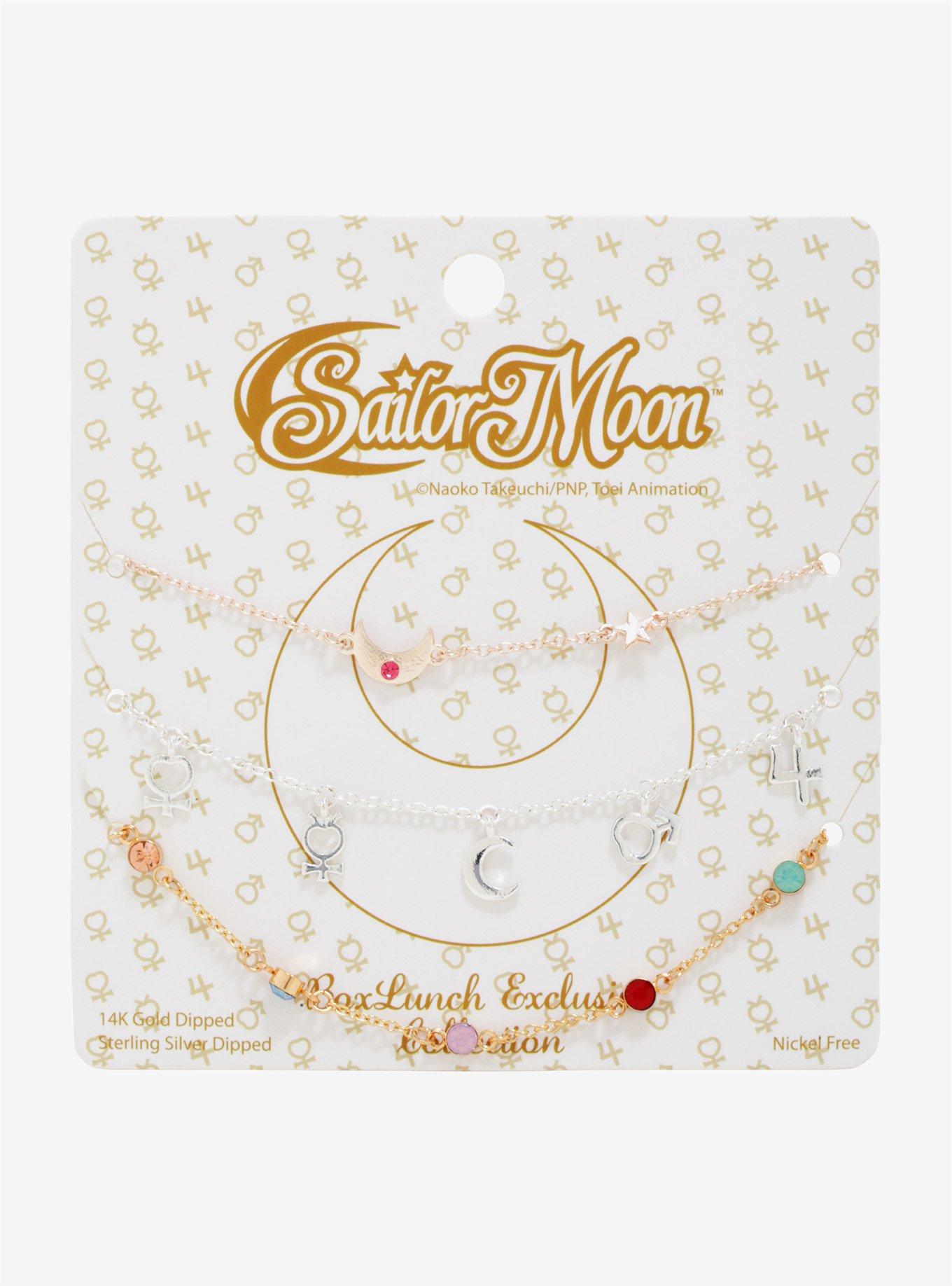 Sailor Moon Scout Charm Bracelet Set - BoxLunch Exclusive, , alternate