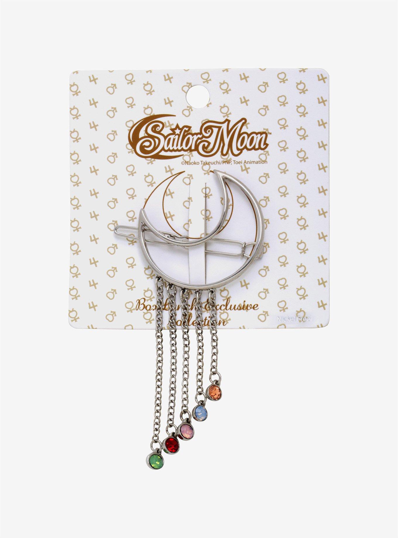 Sailor Moon Chain Stone Hair Clip, , alternate